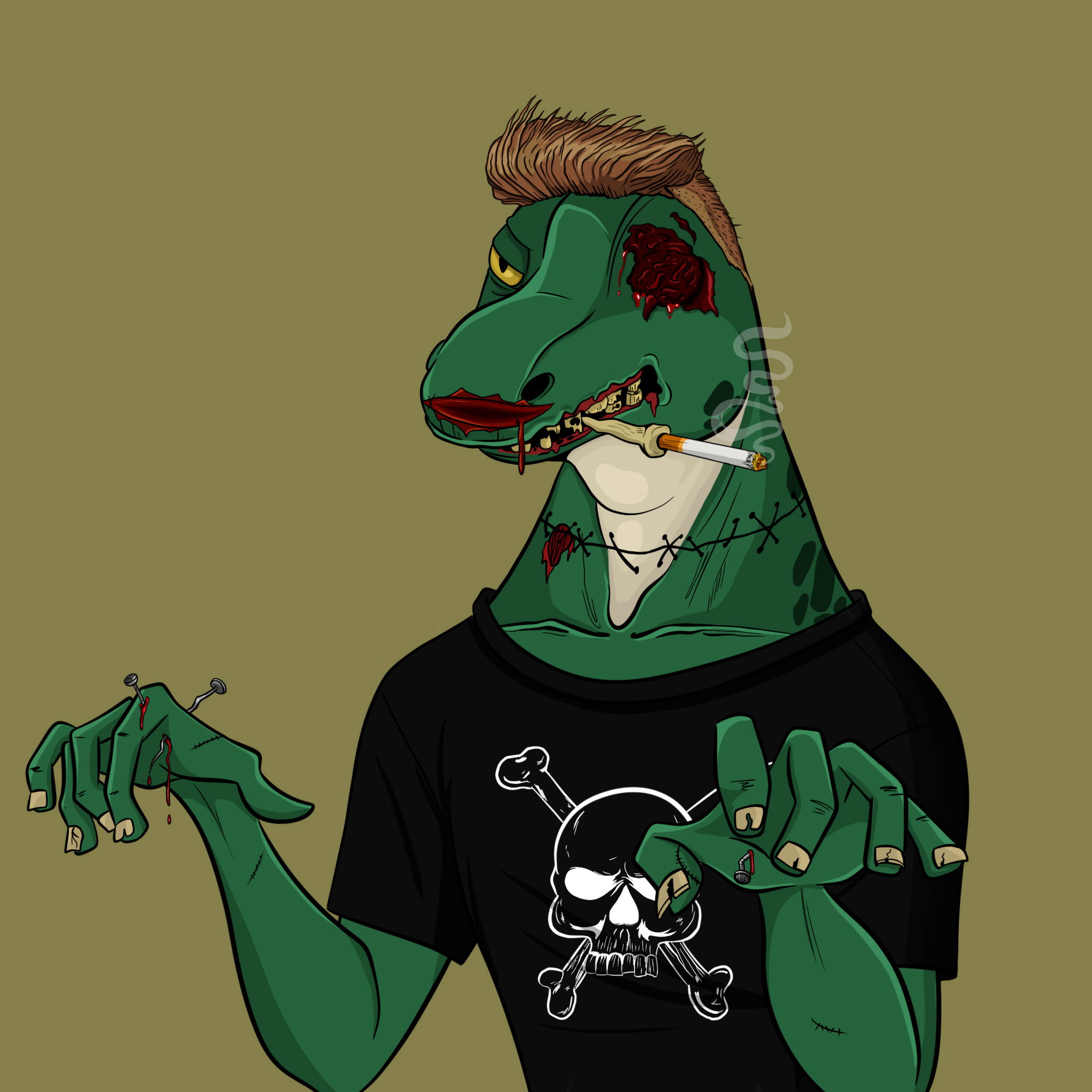 MvZ Zombie #1566 NFT on Algorand