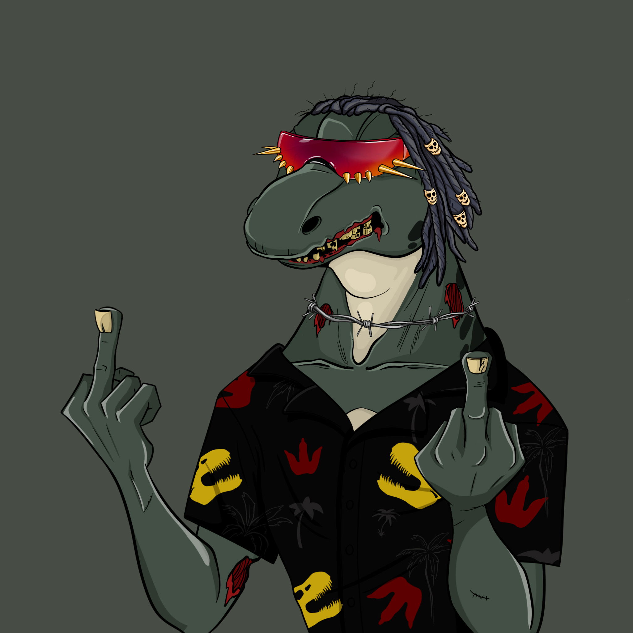 MvZ Zombie #1167 NFT on Algorand