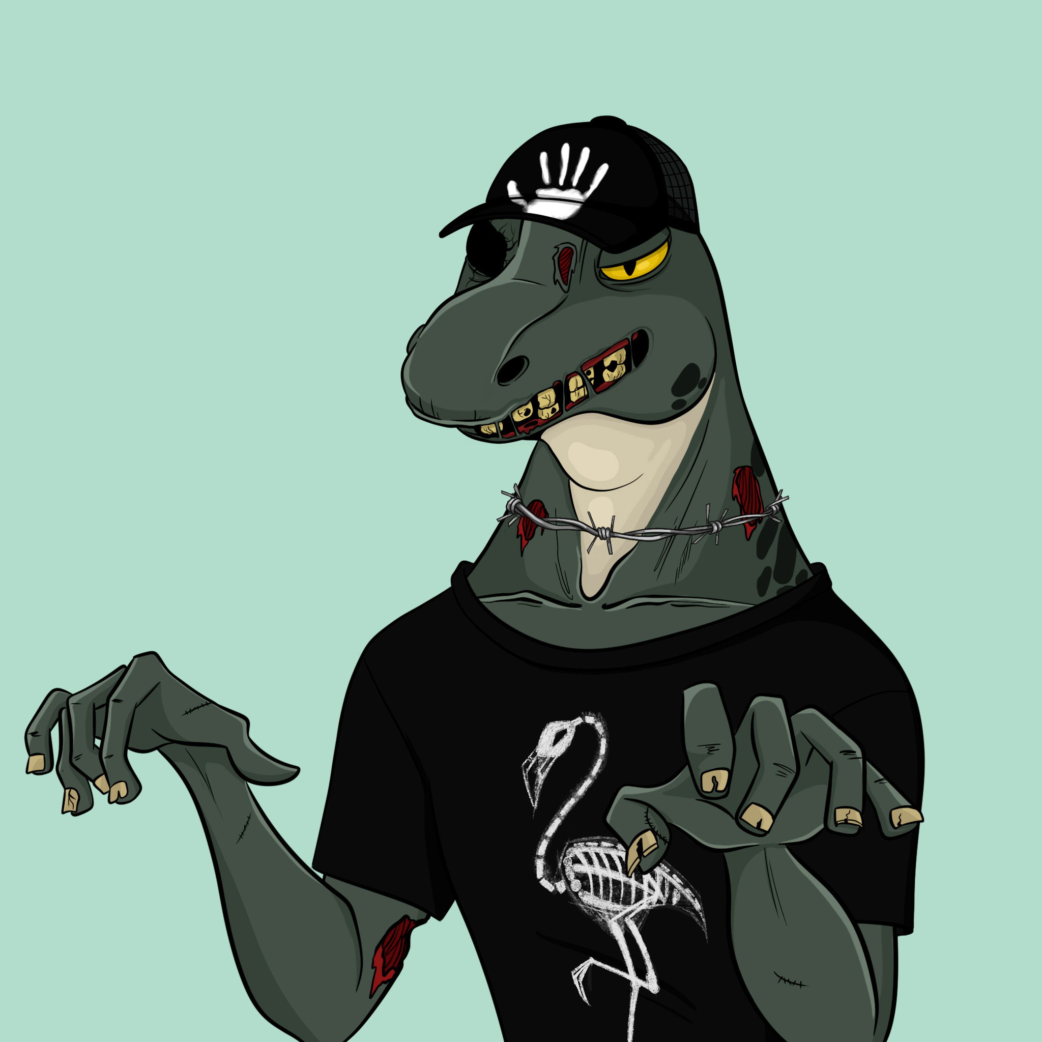 MvZ Zombie #1516 NFT on Algorand