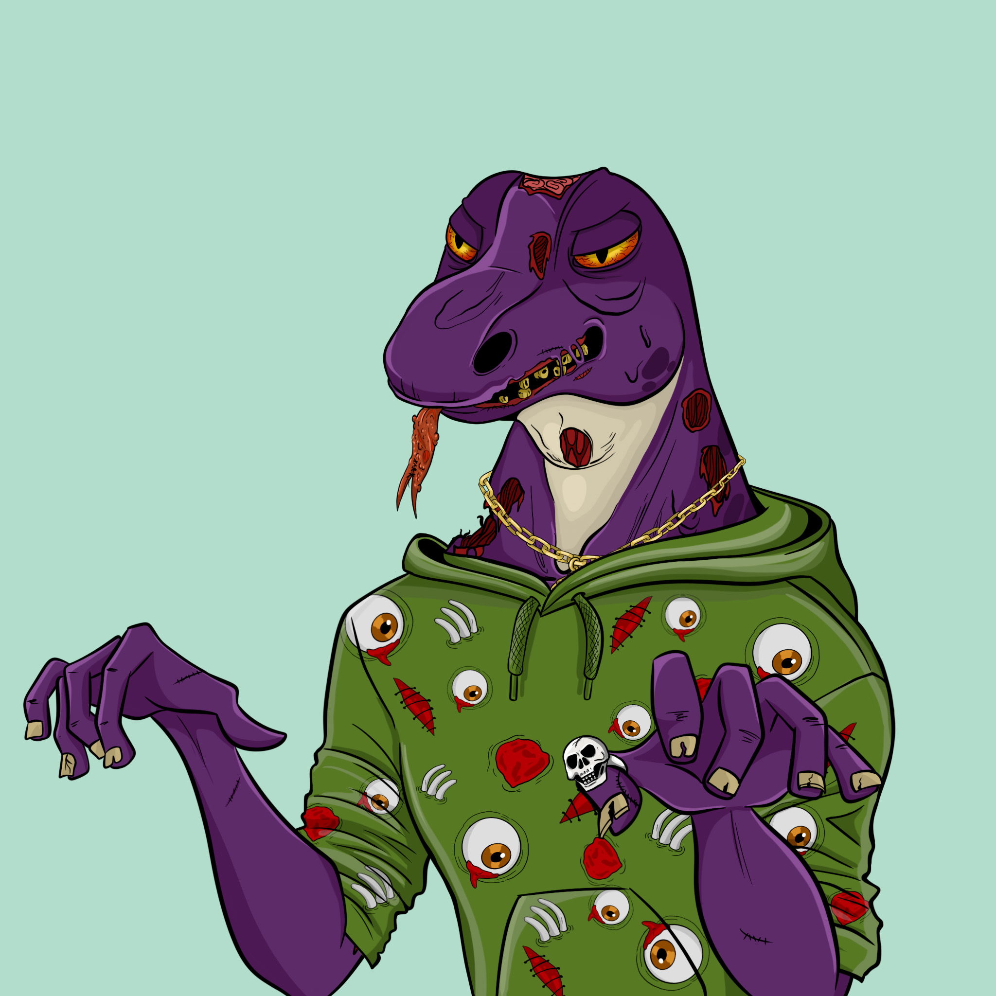 MvZ Zombie #1064 NFT on Algorand