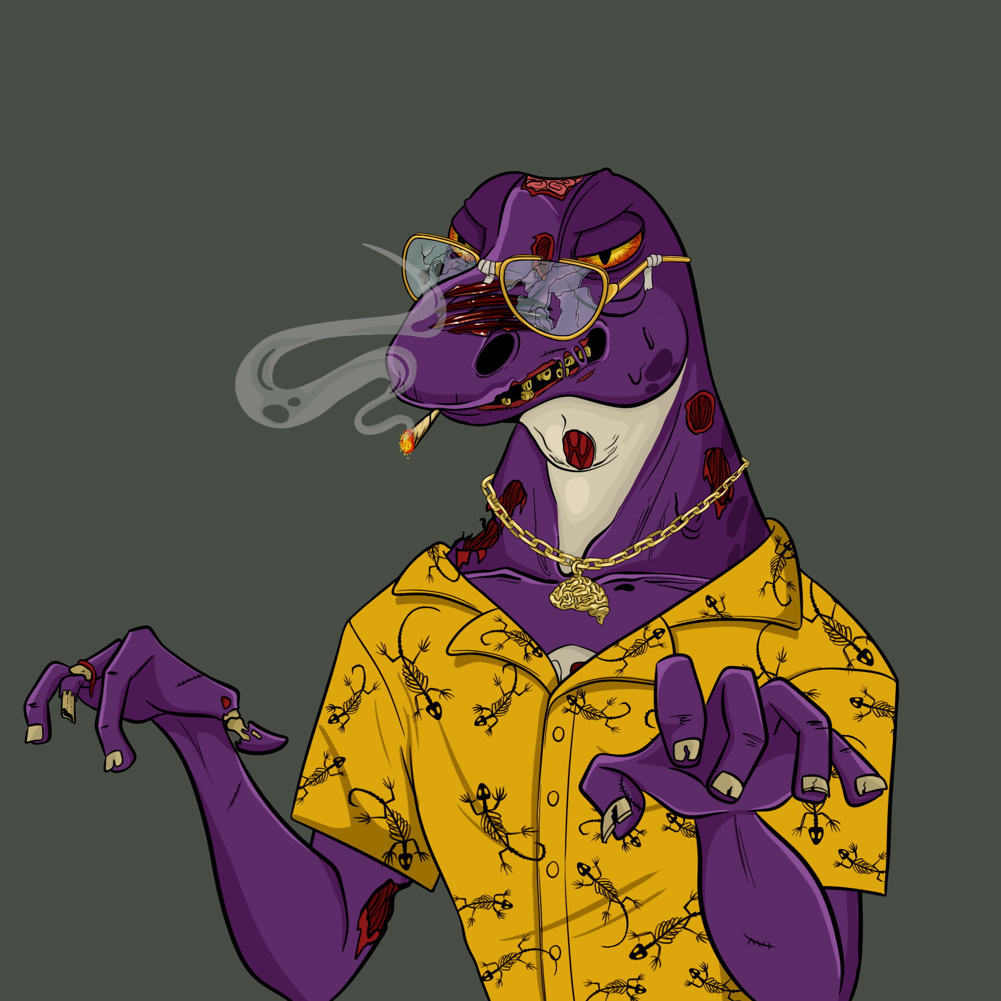 MvZ Zombie #1971 NFT on Algorand