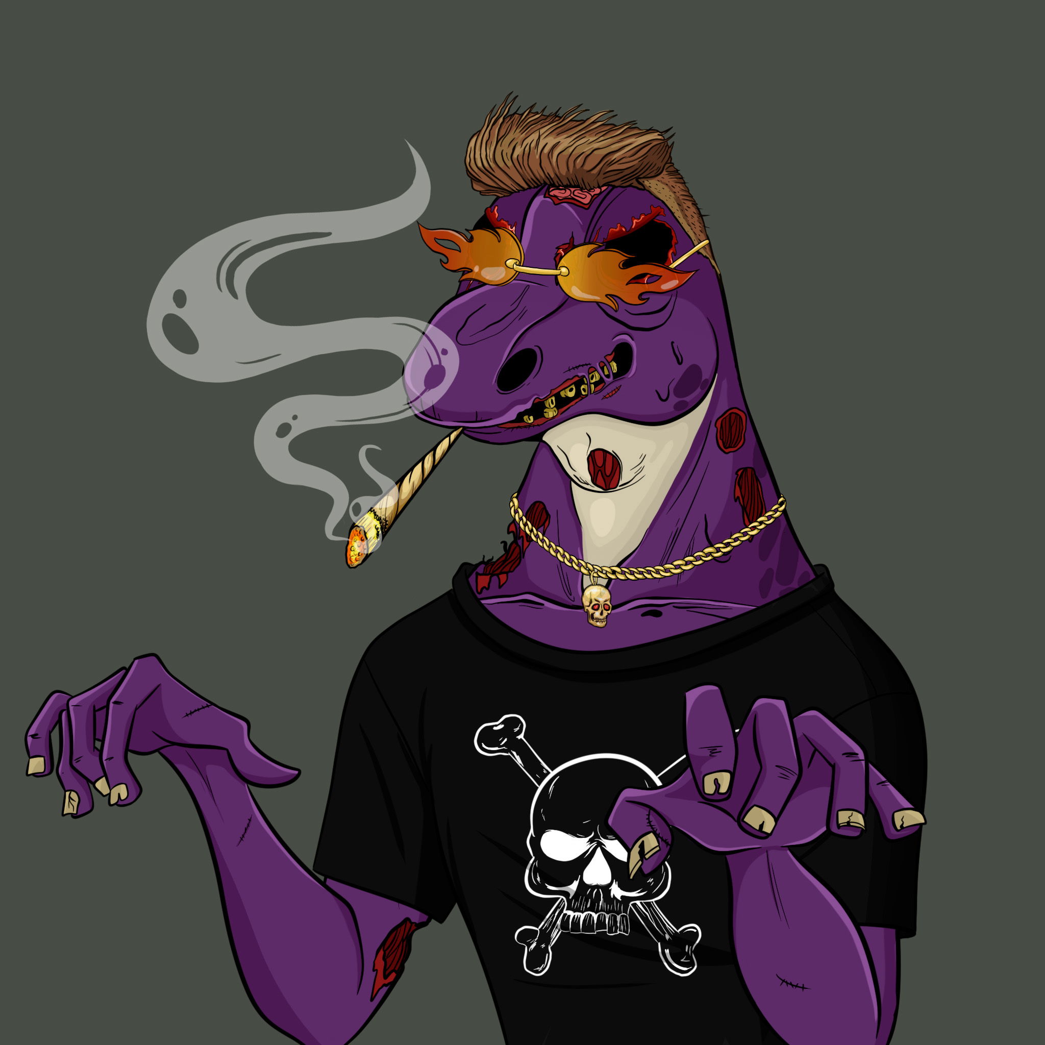 MvZ Zombie #2323 NFT on Algorand