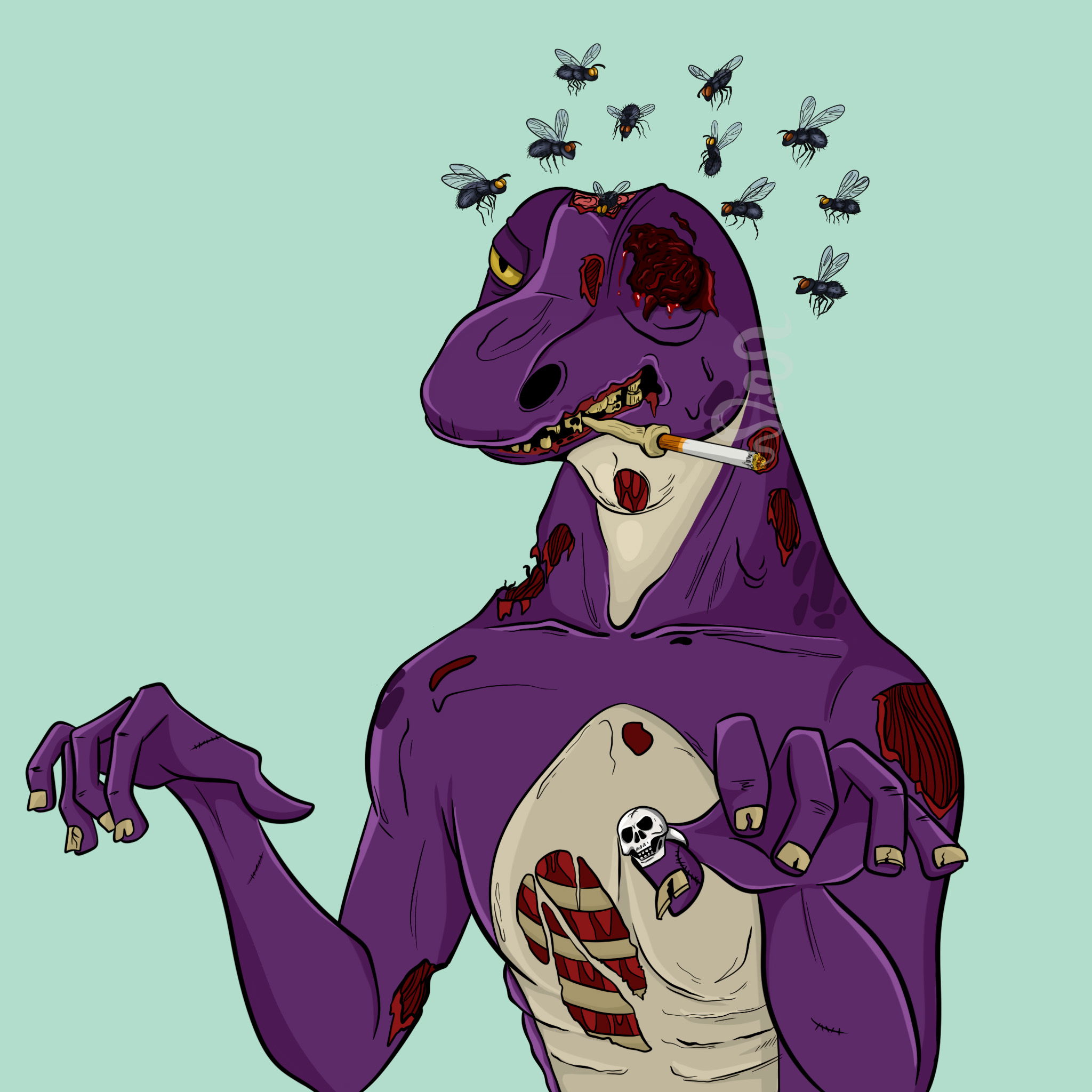 MvZ Zombie #2227 NFT on Algorand