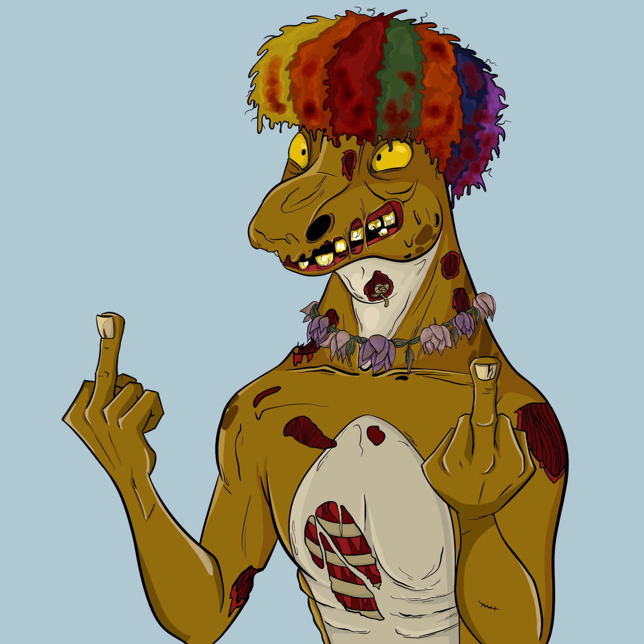 MvZ Zombie #1555 NFT on Algorand