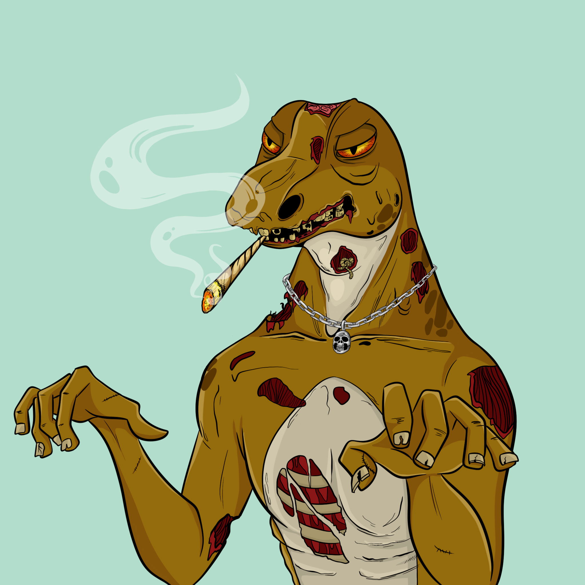 MvZ Zombie #1495 NFT on Algorand