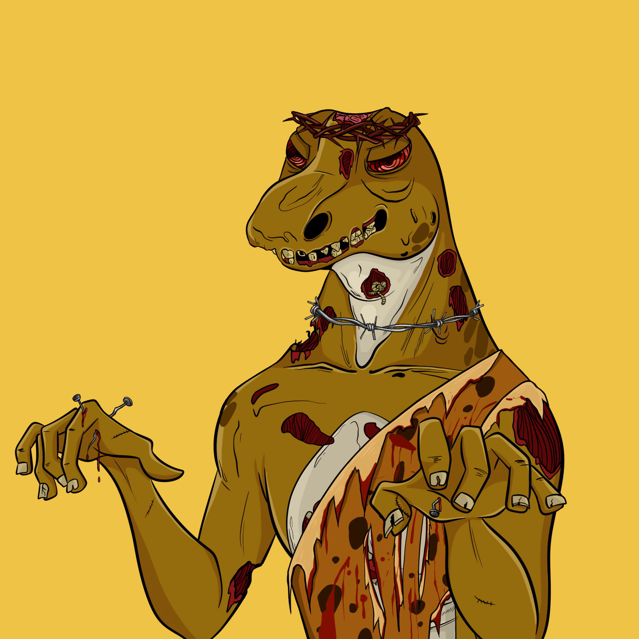 MvZ Zombie #1458 NFT on Algorand