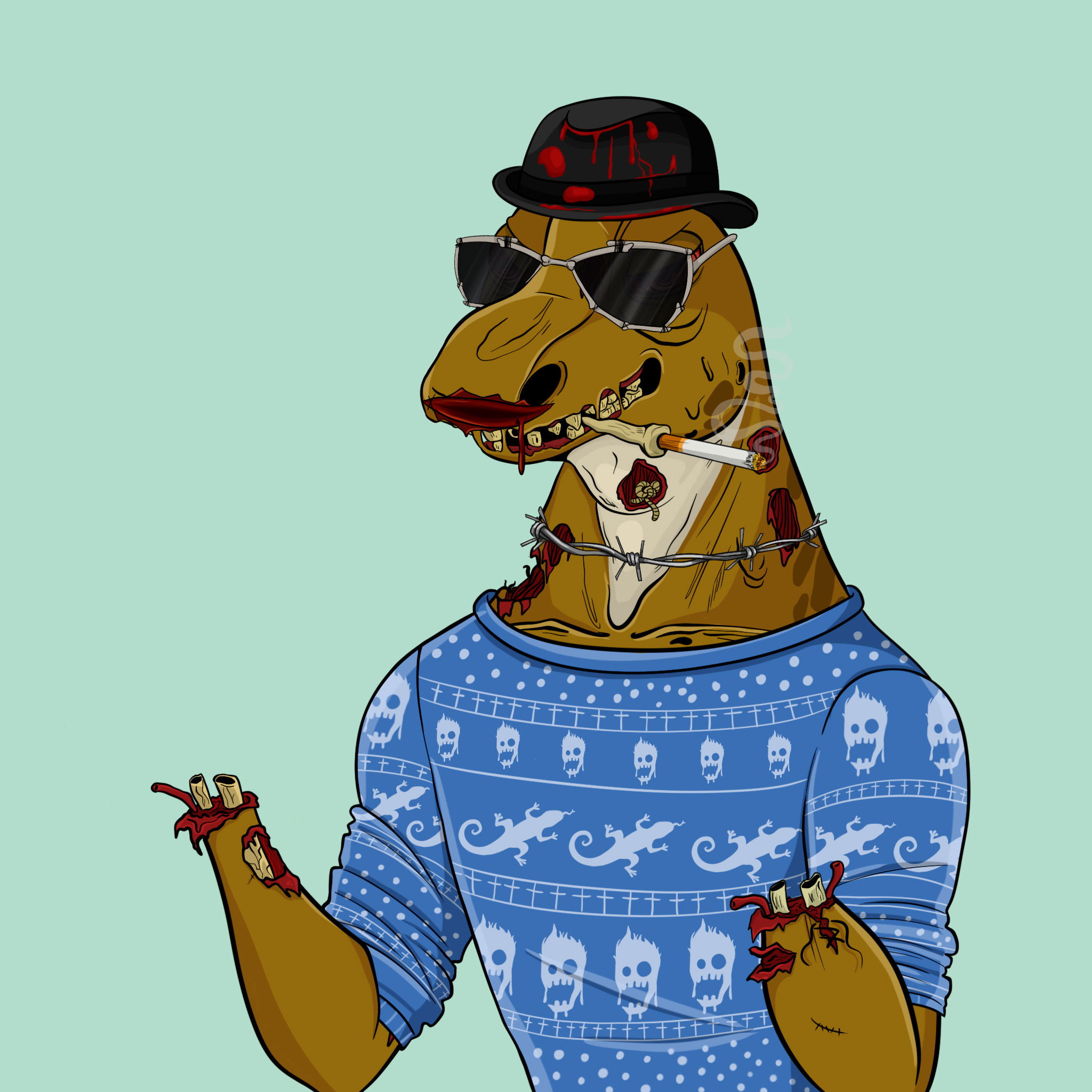 MvZ Zombie #1087 NFT on Algorand