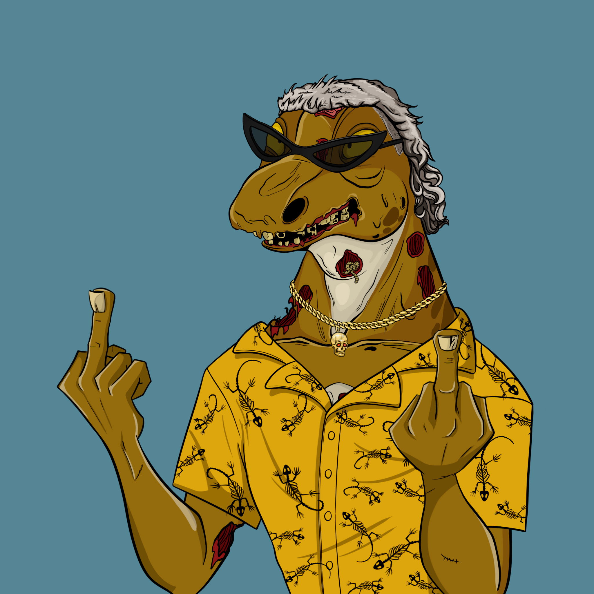 MvZ Zombie #1664 NFT on Algorand