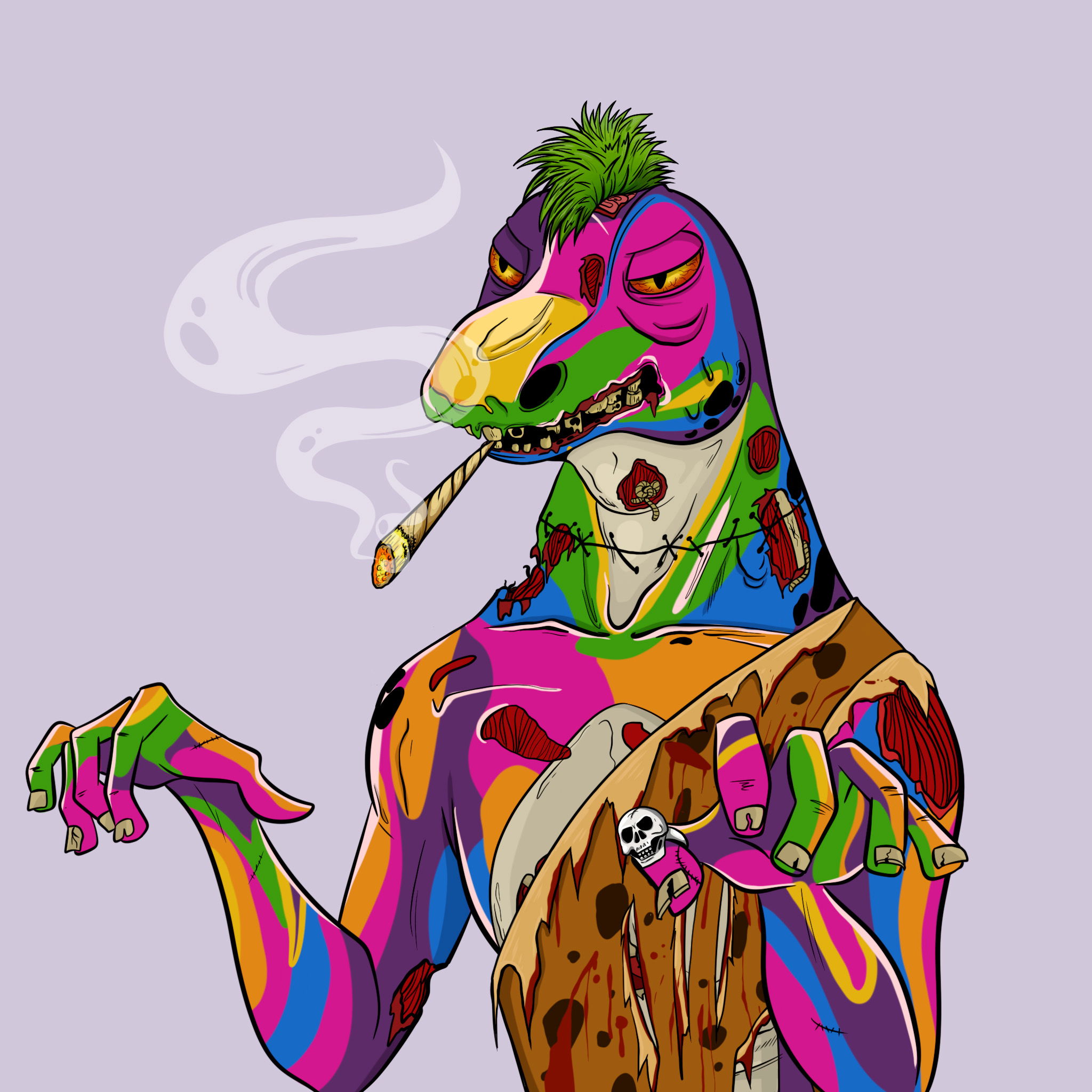 MvZ Zombie #2654 NFT on Algorand