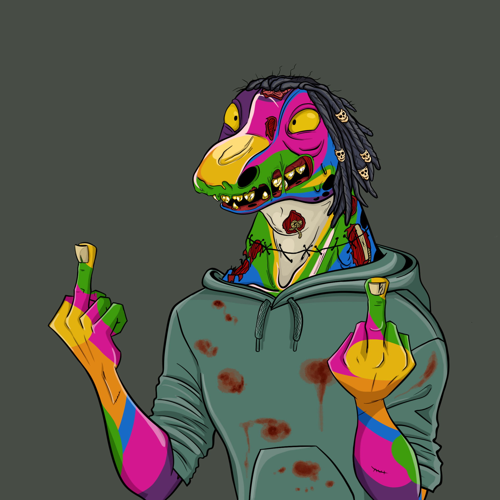 MvZ Zombie #2377 NFT on Algorand