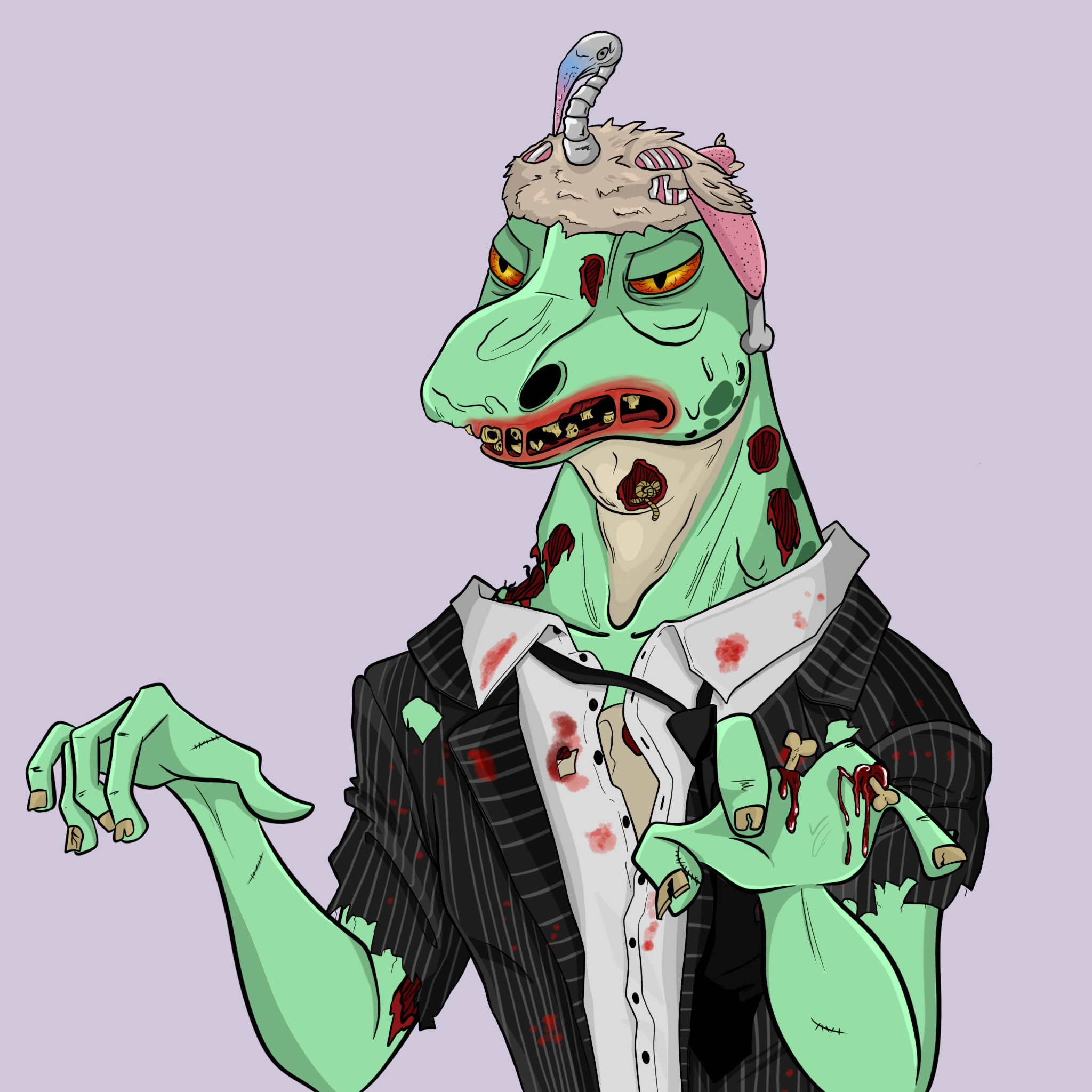 MvZ Zombie #1410 NFT on Algorand