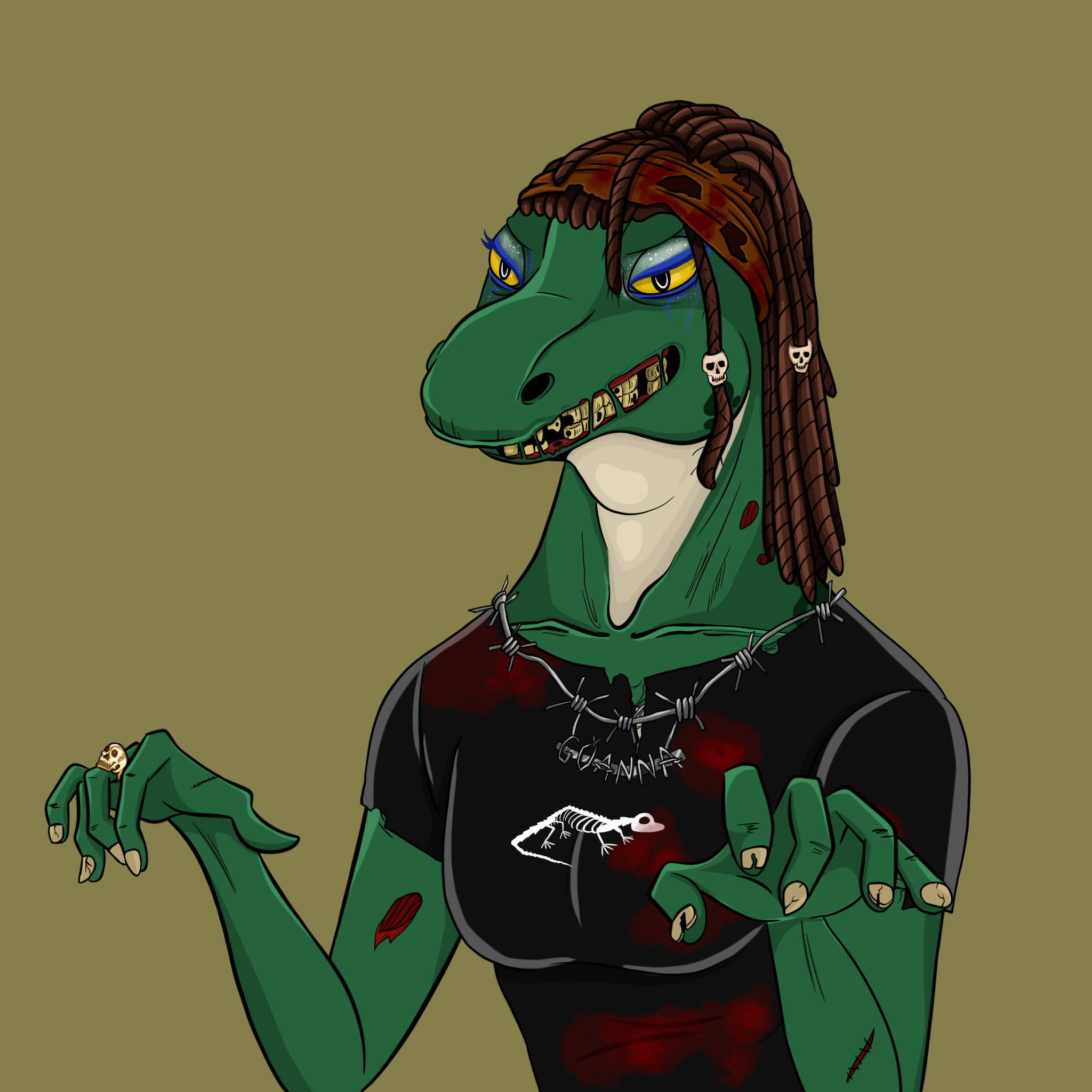 MvZ Zombie #1536 NFT on Algorand