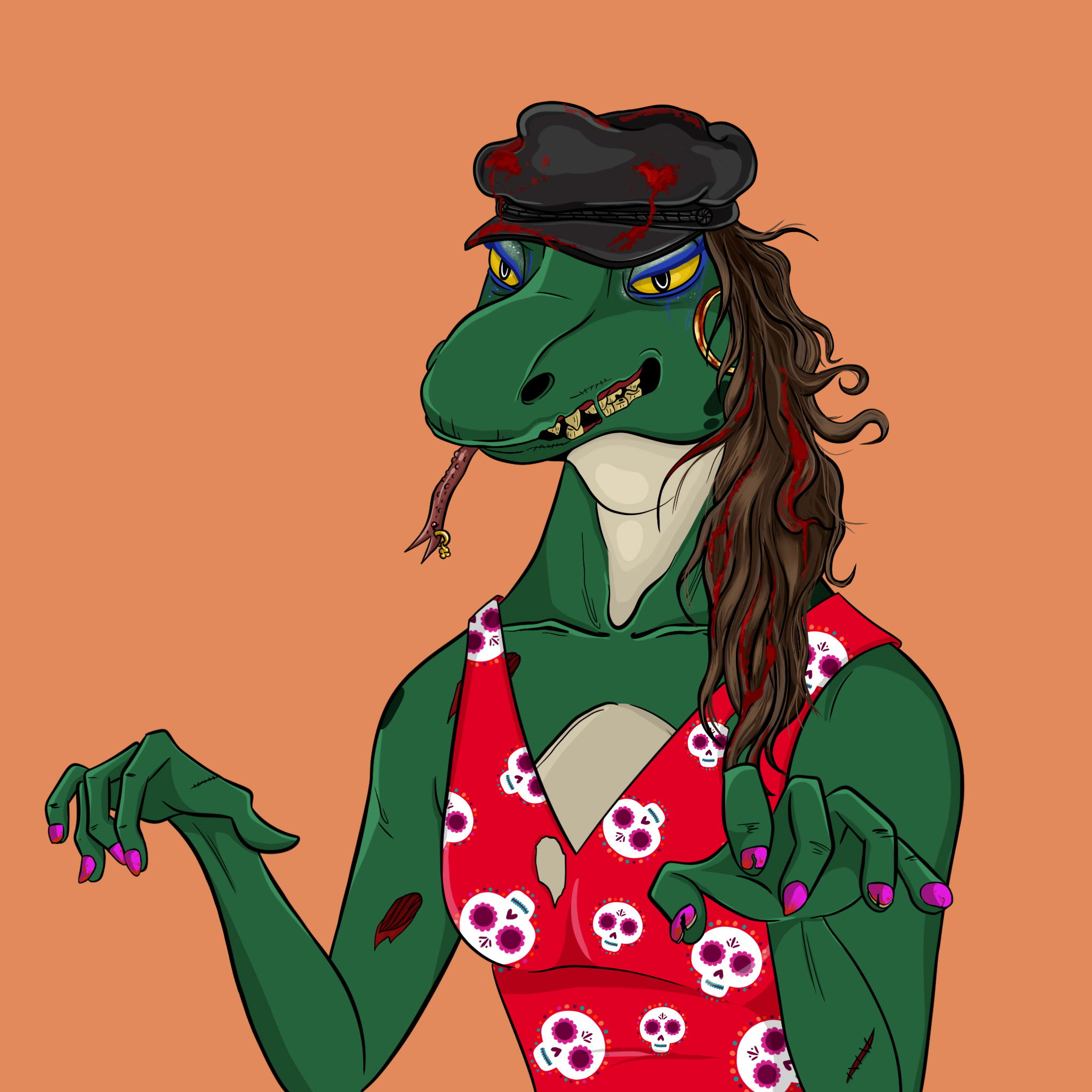 MvZ Zombie #1844 NFT on Algorand