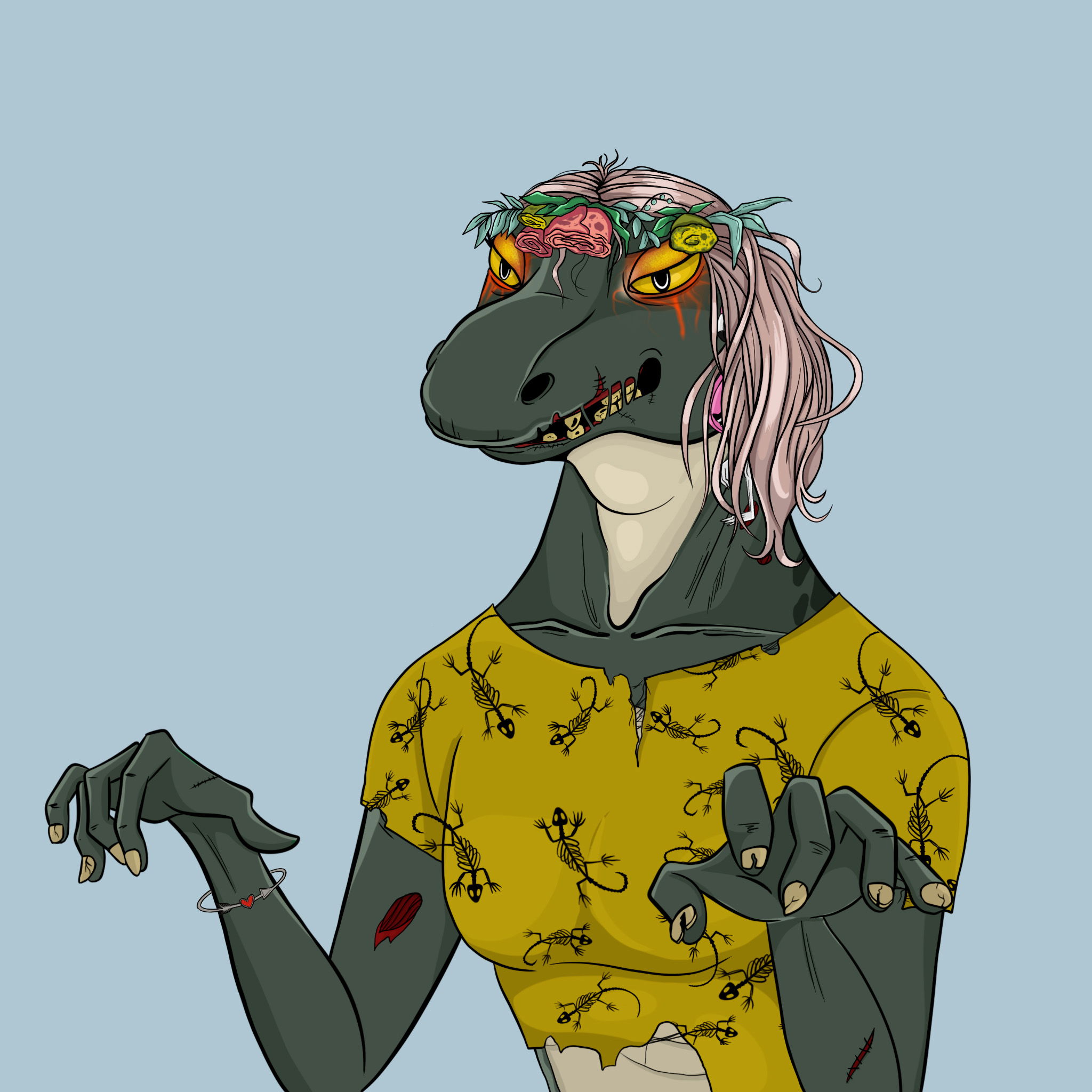 MvZ Zombie #2491 NFT on Algorand