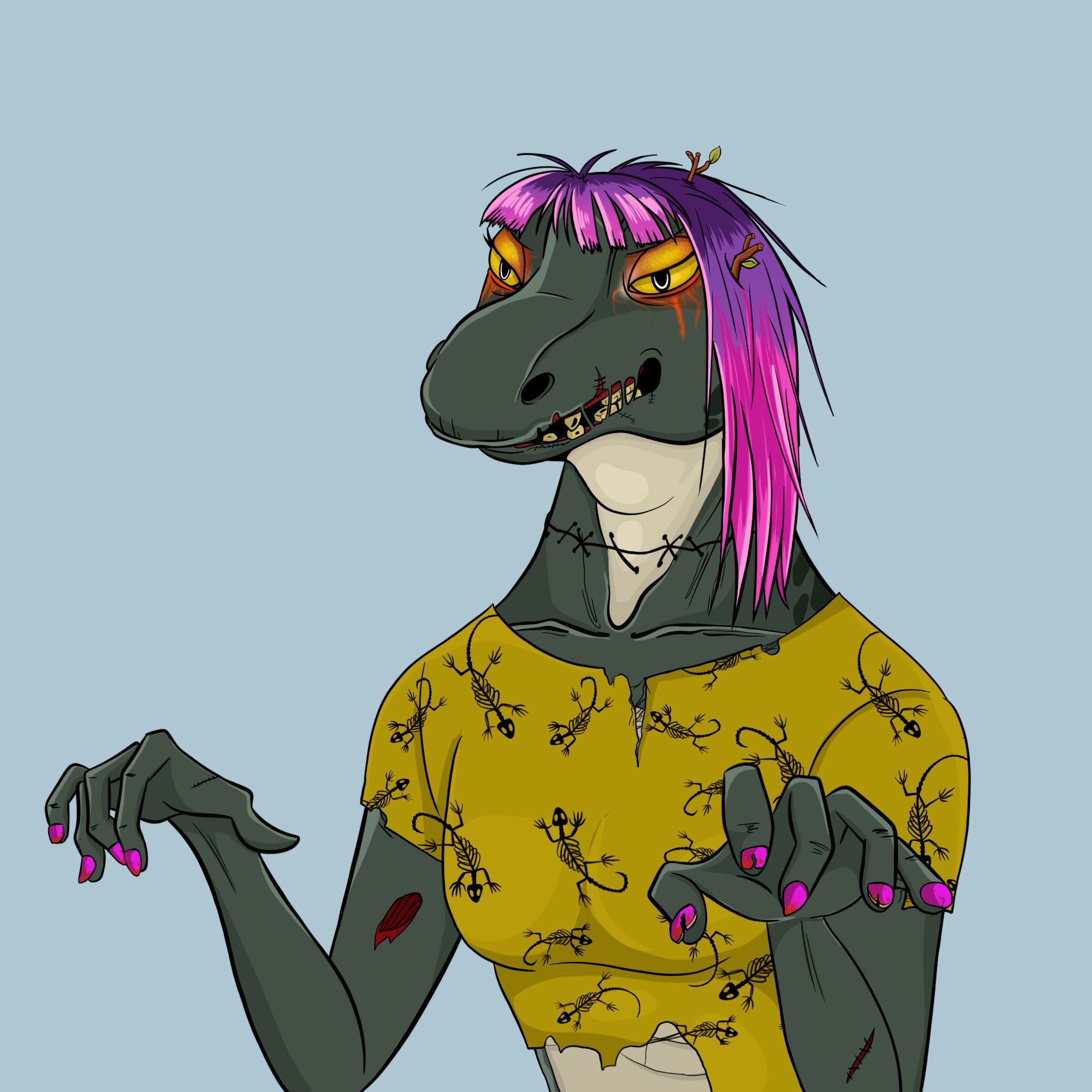 MvZ Zombie #2453 NFT on Algorand