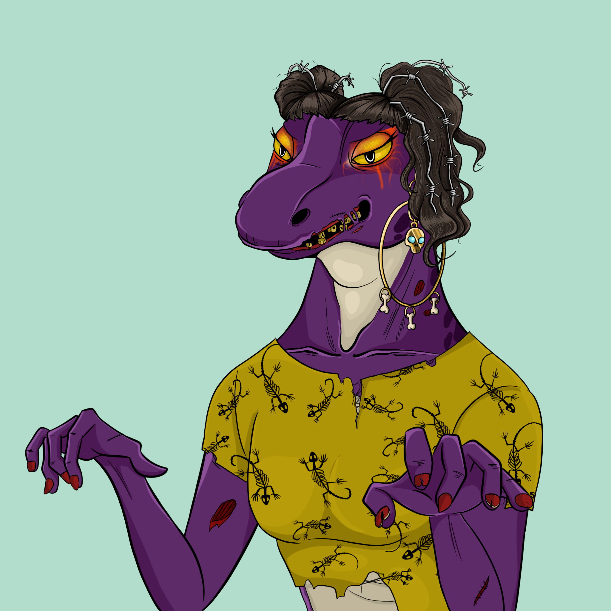 MvZ Zombie #2655 NFT on Algorand