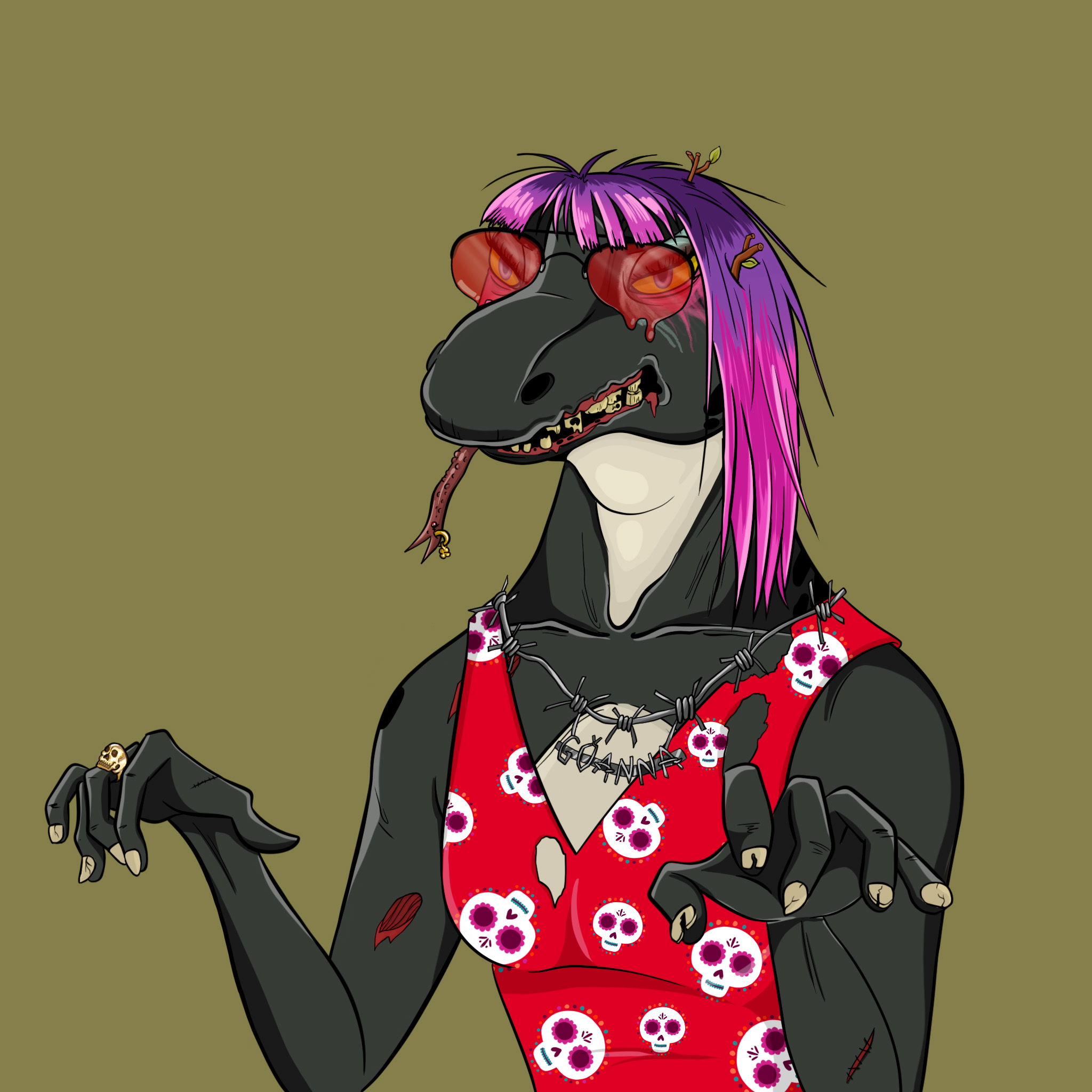 MvZ Zombie #2696 NFT on Algorand