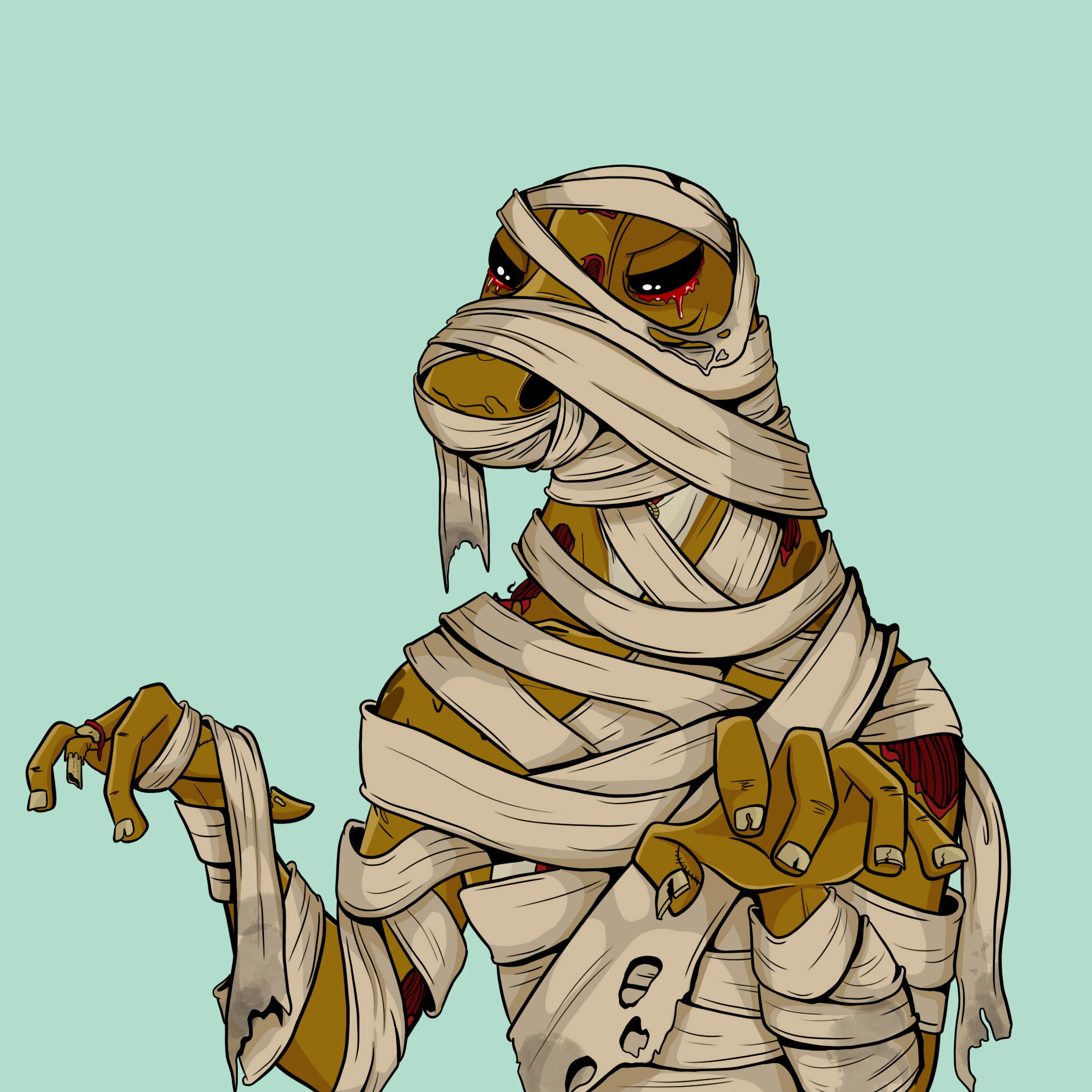 MvZ Zombie #1244 NFT on Algorand