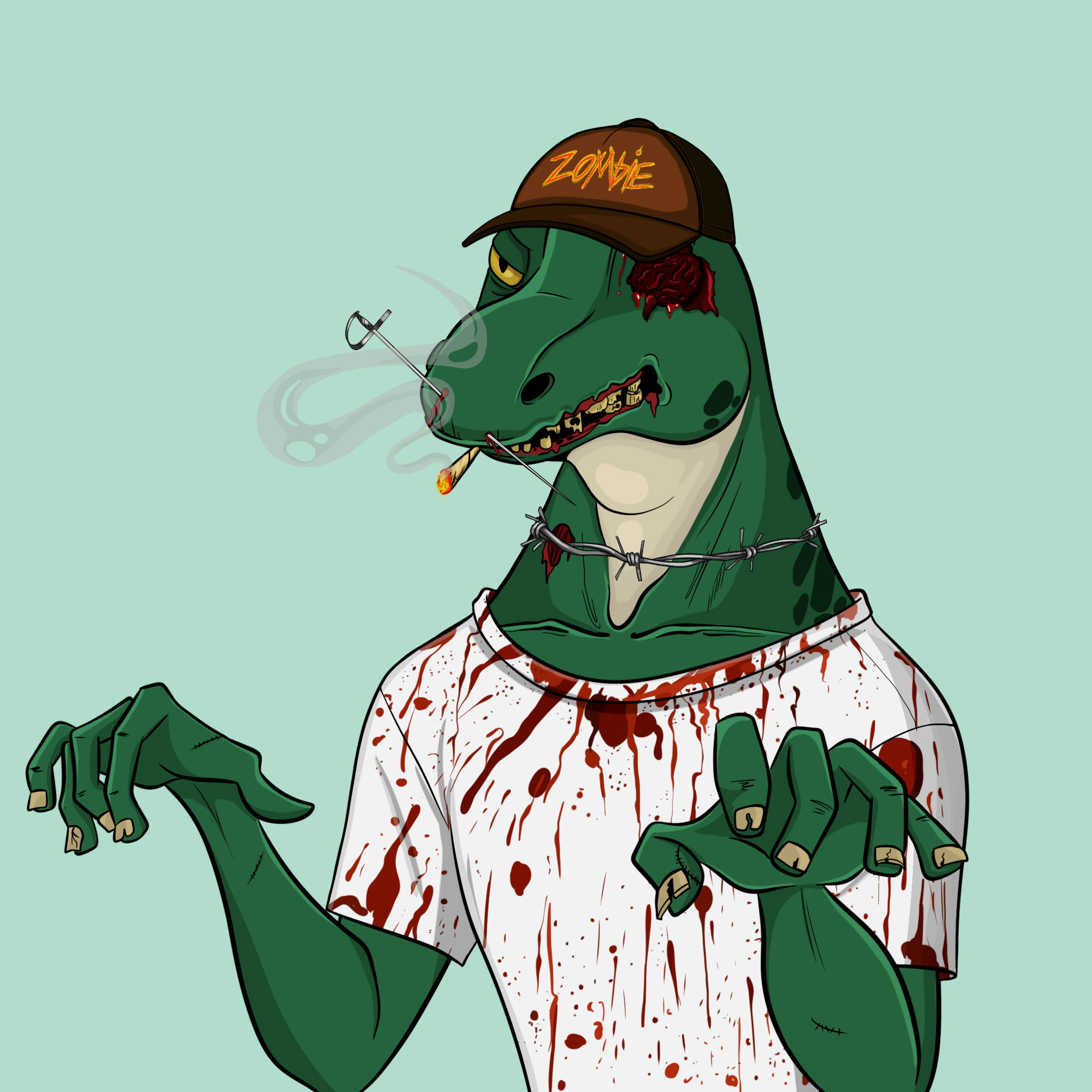 MvZ Zombie #1638 NFT on Algorand