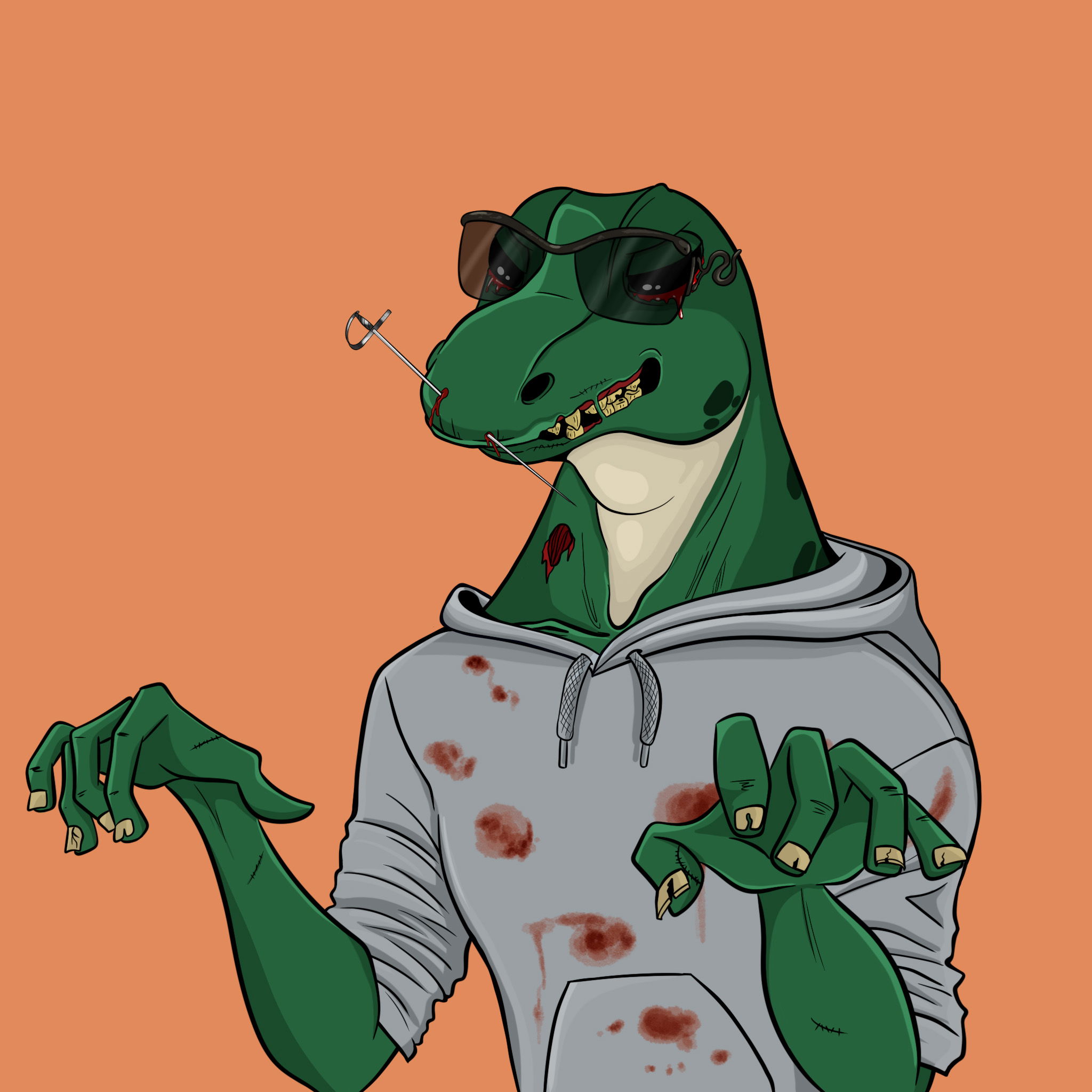 MvZ Zombie #1371 NFT on Algorand