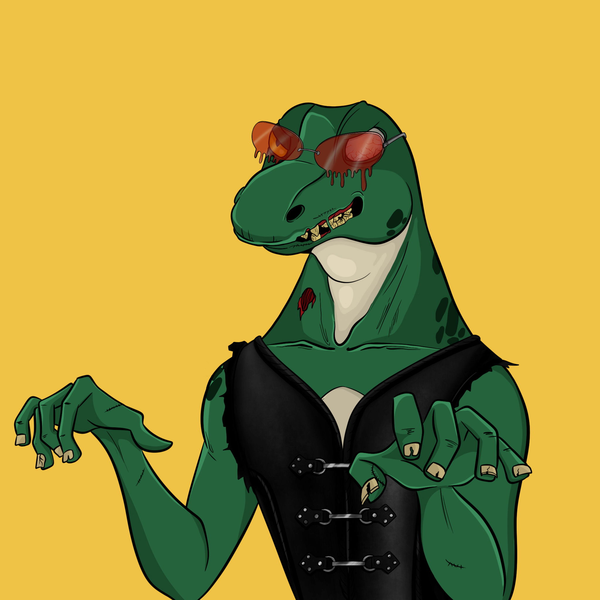 MvZ Zombie #1258 NFT on Algorand