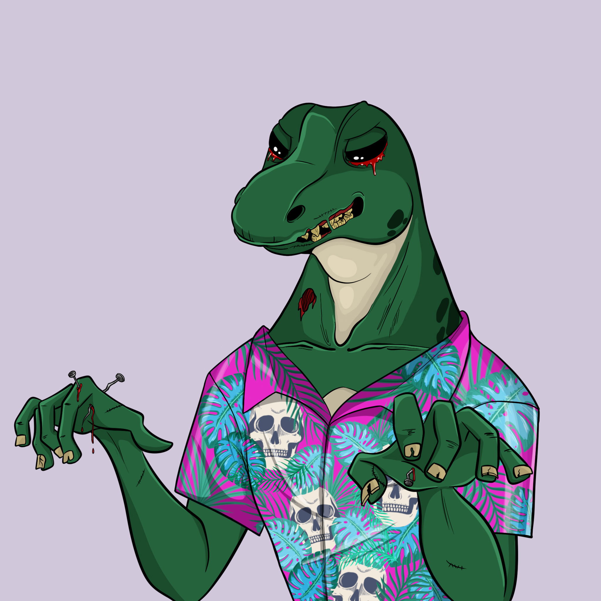 MvZ Zombie #1292 NFT on Algorand