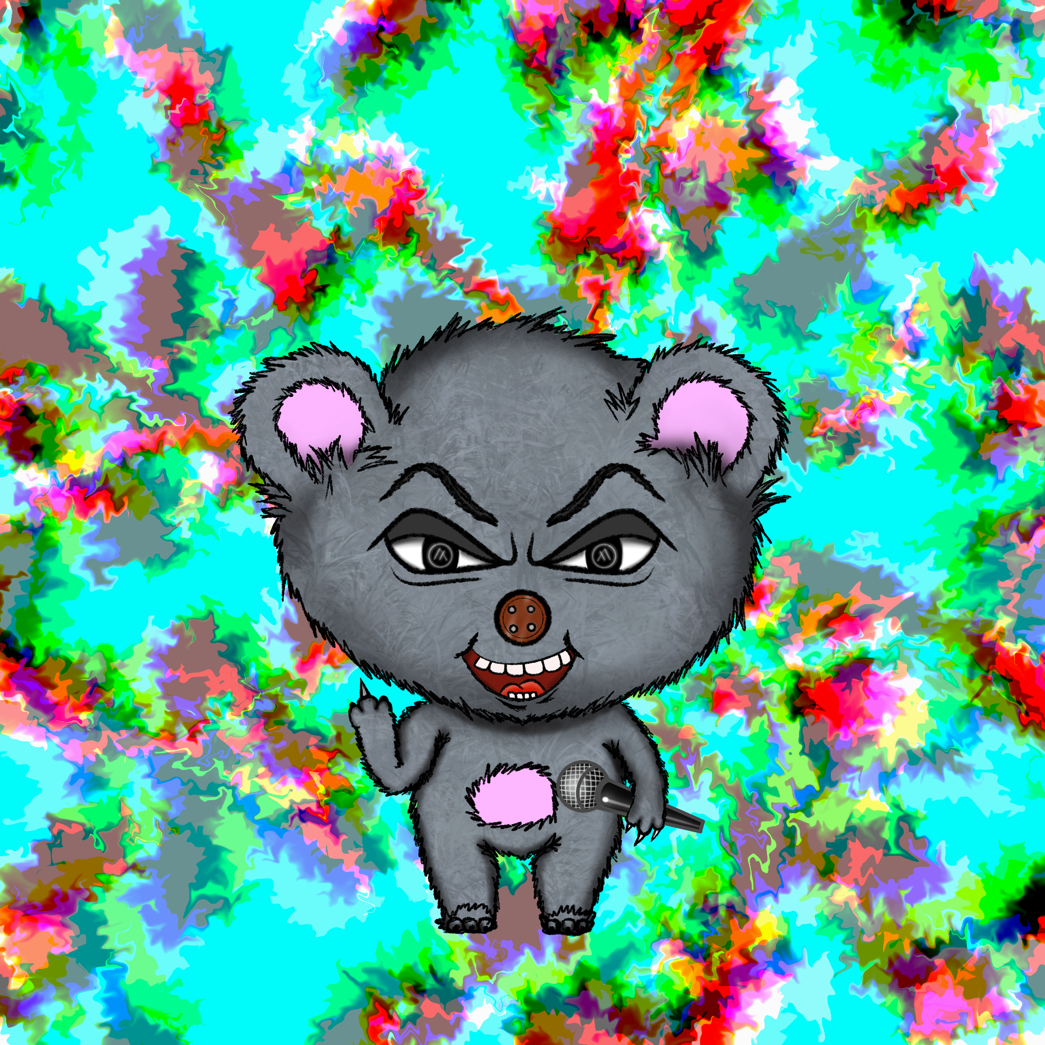 Sketchy Bears #33 NFT on Algorand