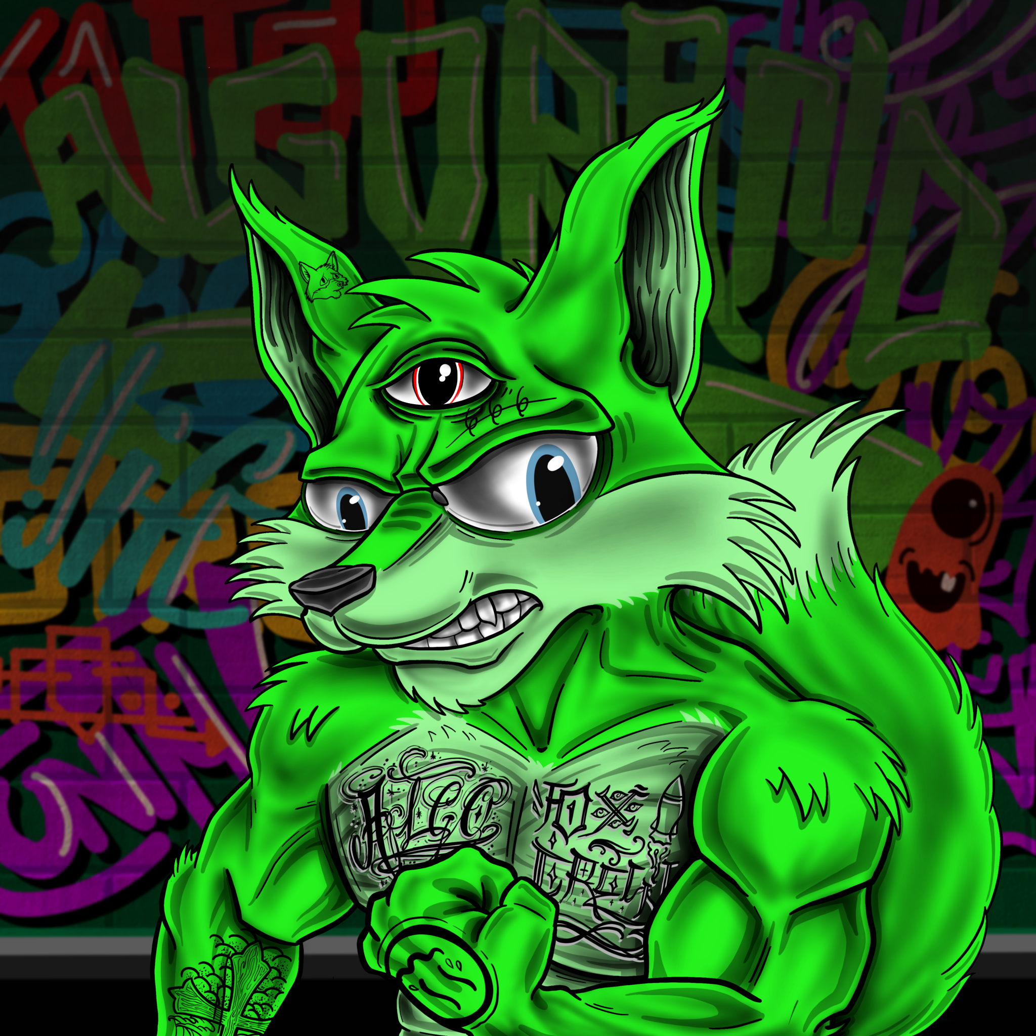 AlgoFoxCREW #621 NFT on Algorand
