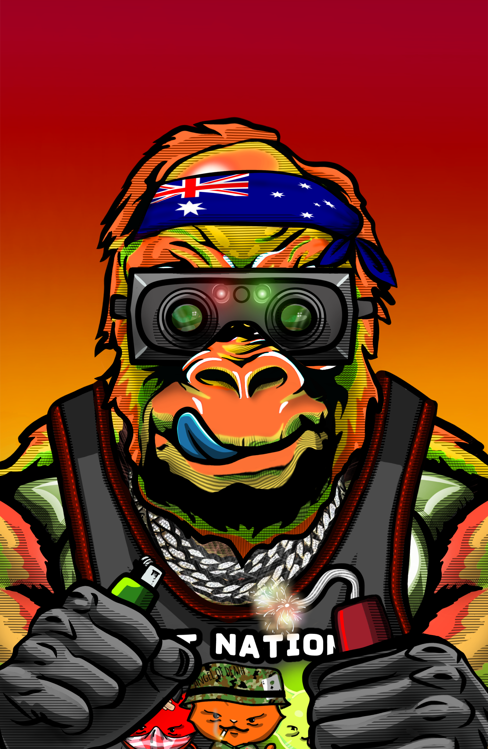 Gangster Gorilla 592 NFT on Algorand