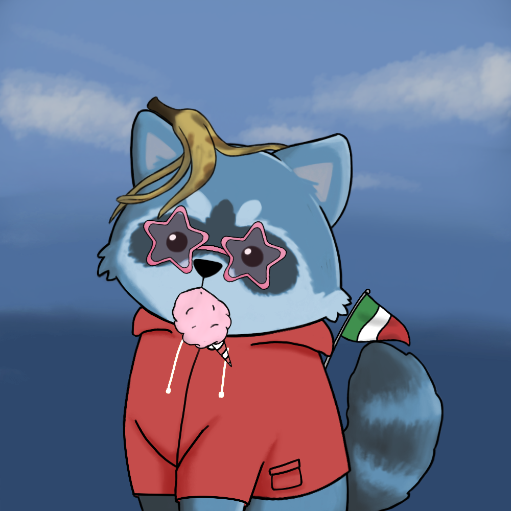 Raccoon #87 NFT on Algorand