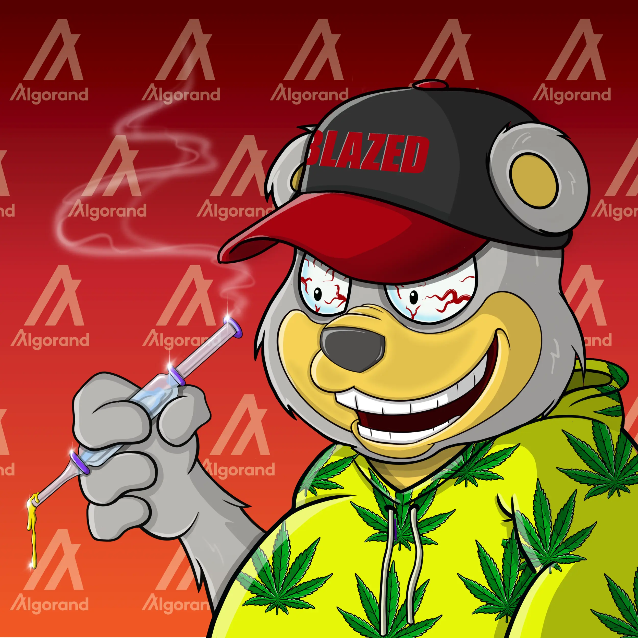 Burnin Bears #324 NFT on Algorand