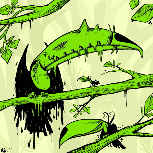 An image of Green Critters #25