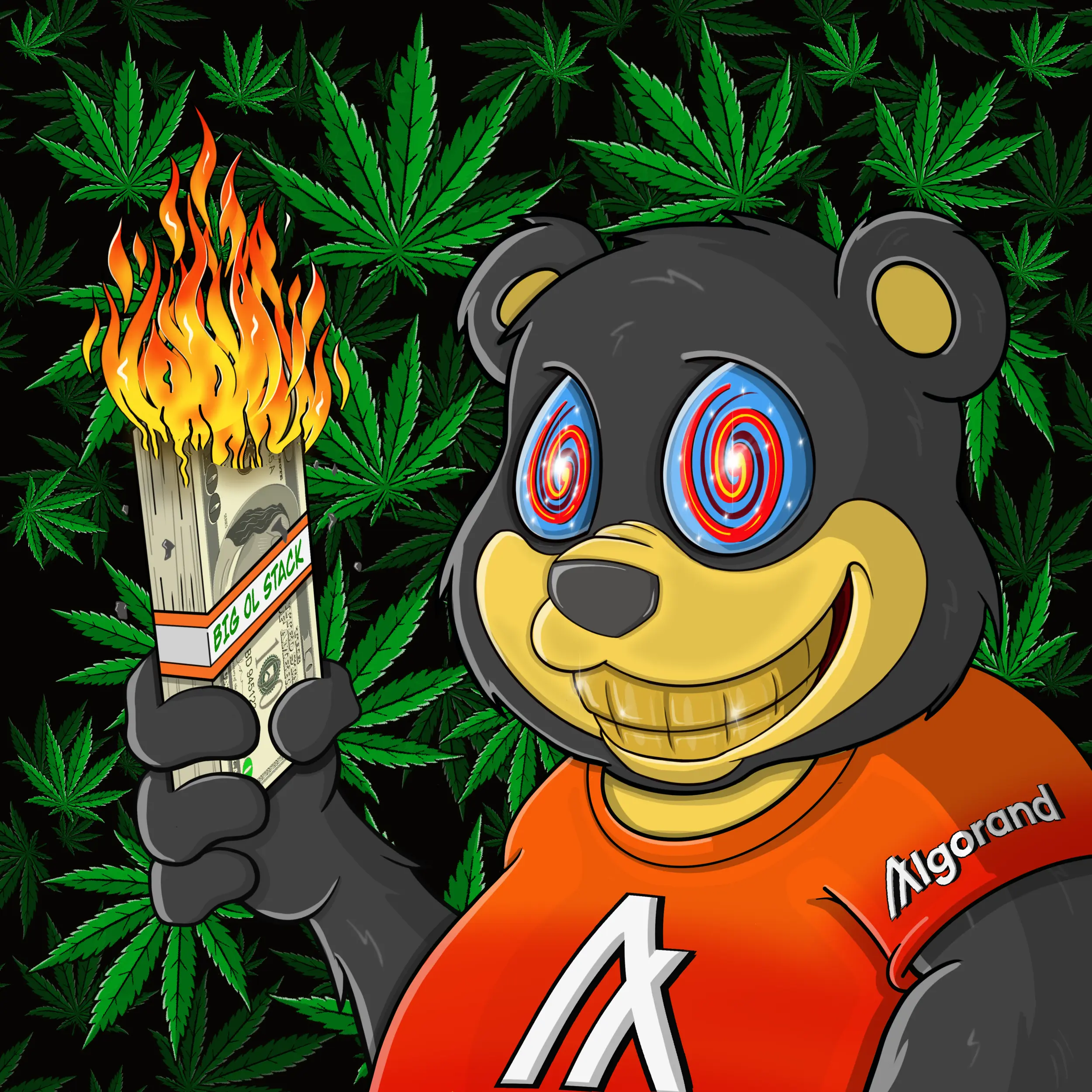 Burnin Bears #2463 NFT on Algorand
