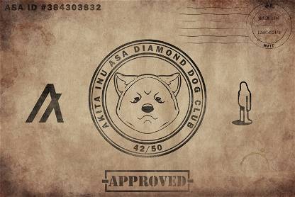 Akita Inu Diamond Dog Stamp #42
