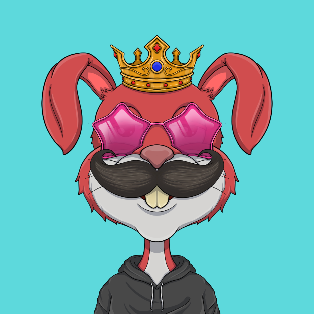 Addict Rabbit Gang 1882 NFT on Algorand