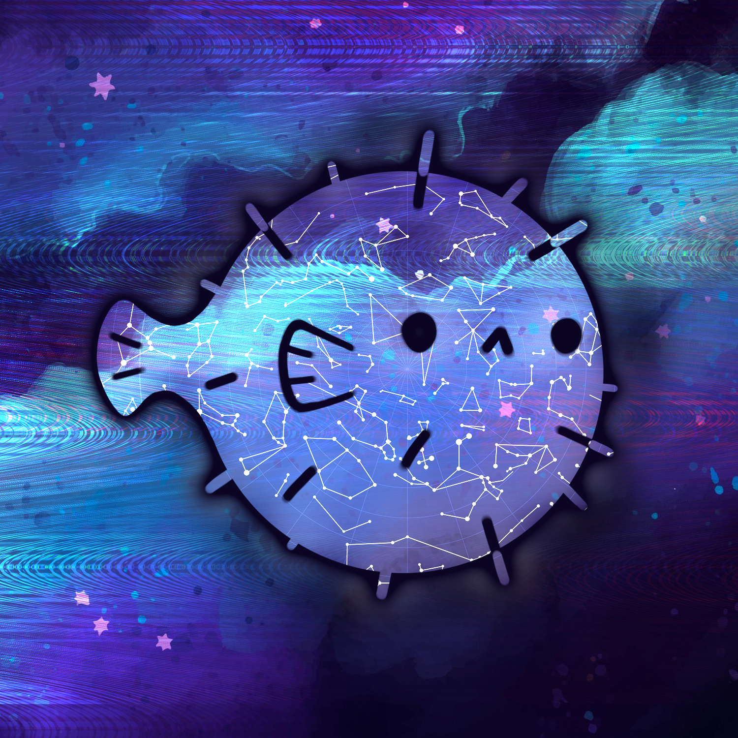 BlowfishGlitch #64 NFT on Algorand
