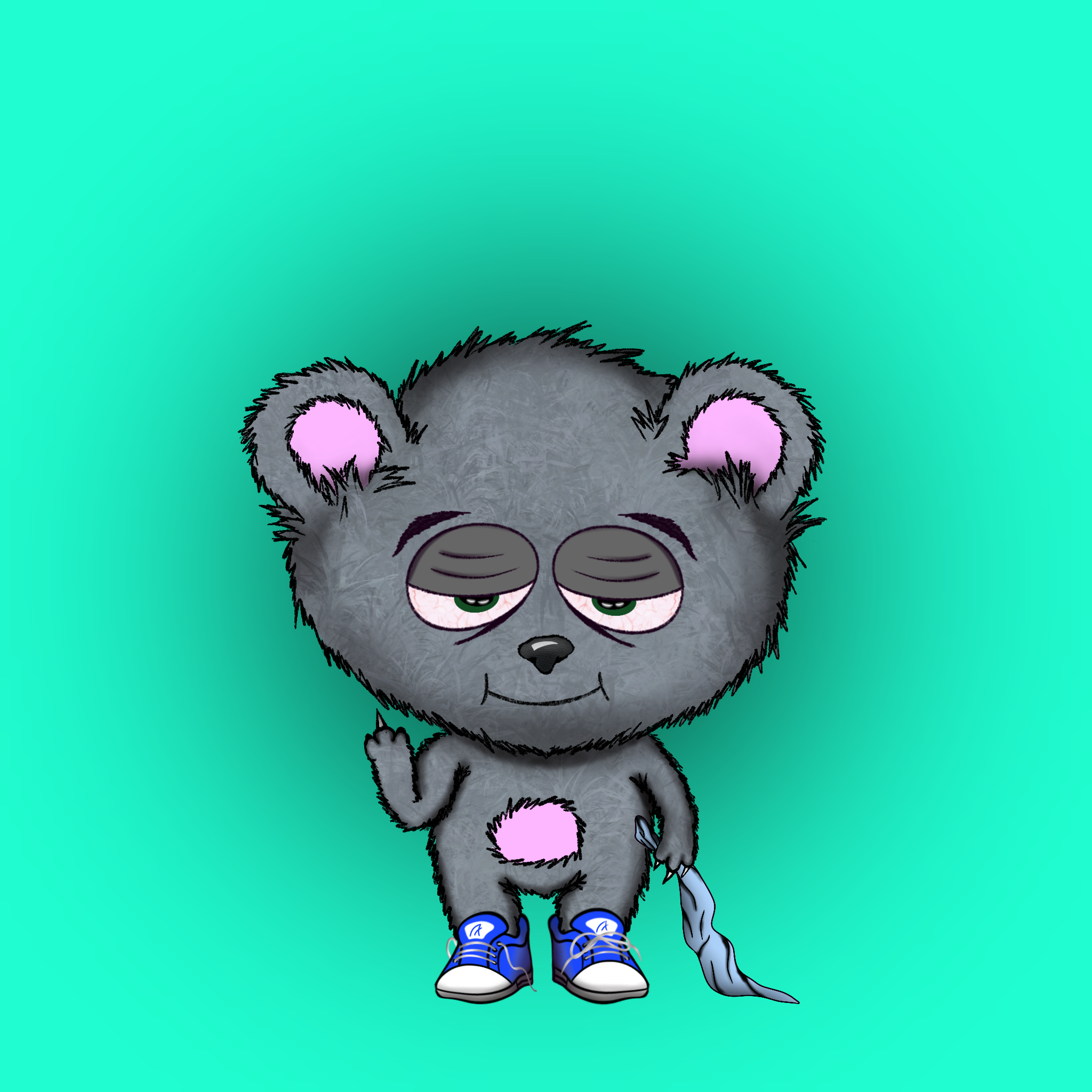 Sketchy Bears #221 NFT on Algorand