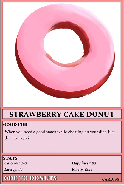#5 - Strawberry Cake Donut (IMG)