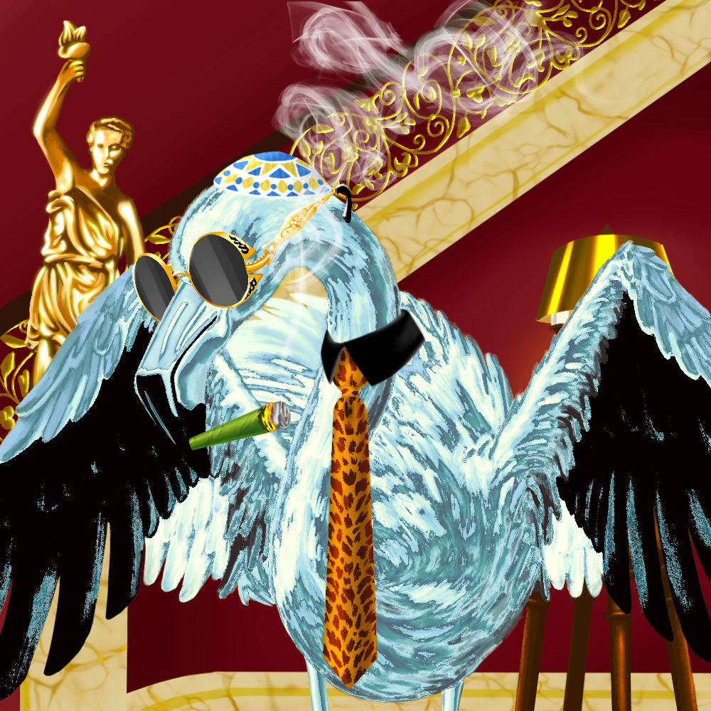 Rly Rly Rich Flamingo #25 NFT on Algorand