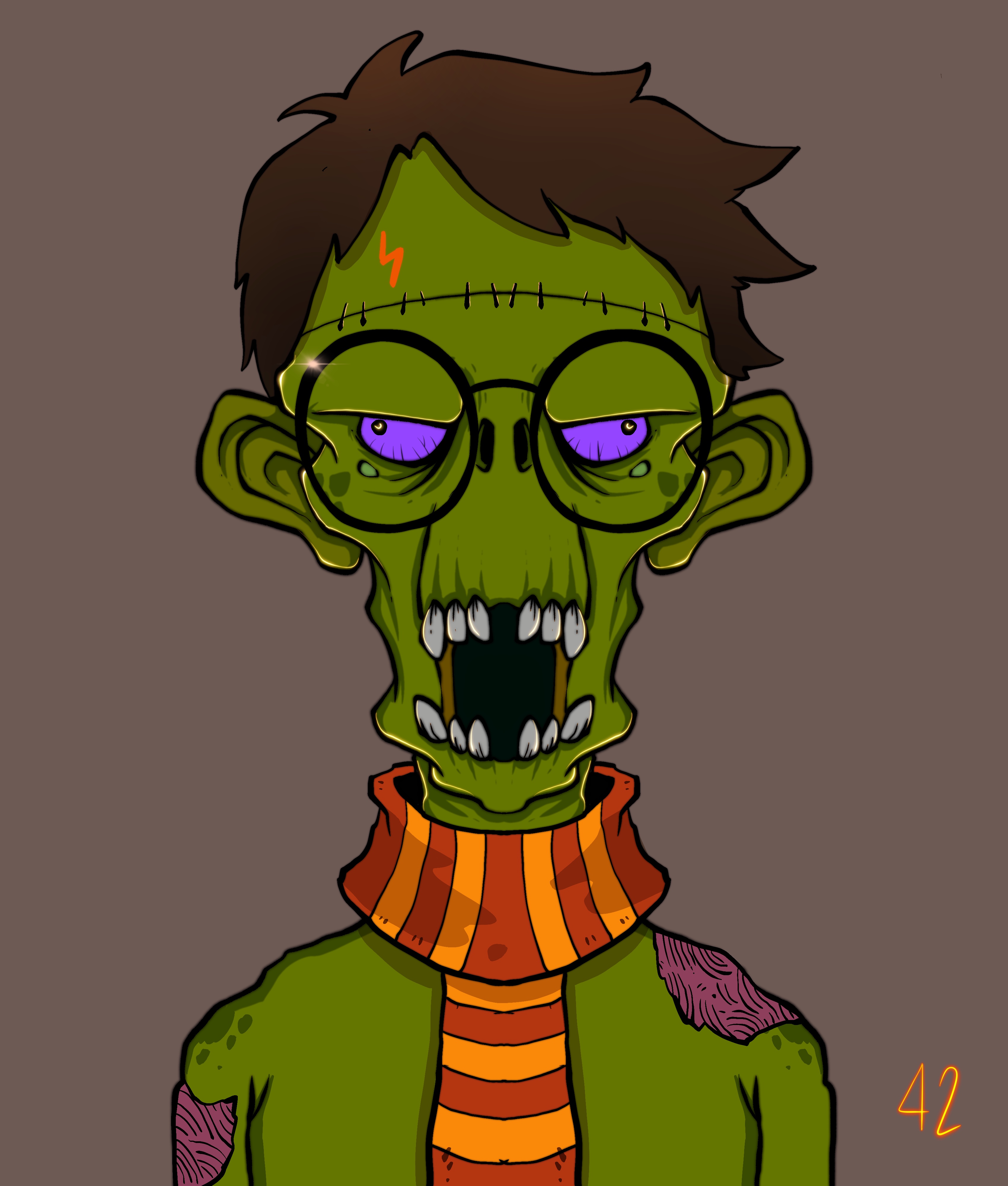 Algo zombie #042 NFT on Algorand