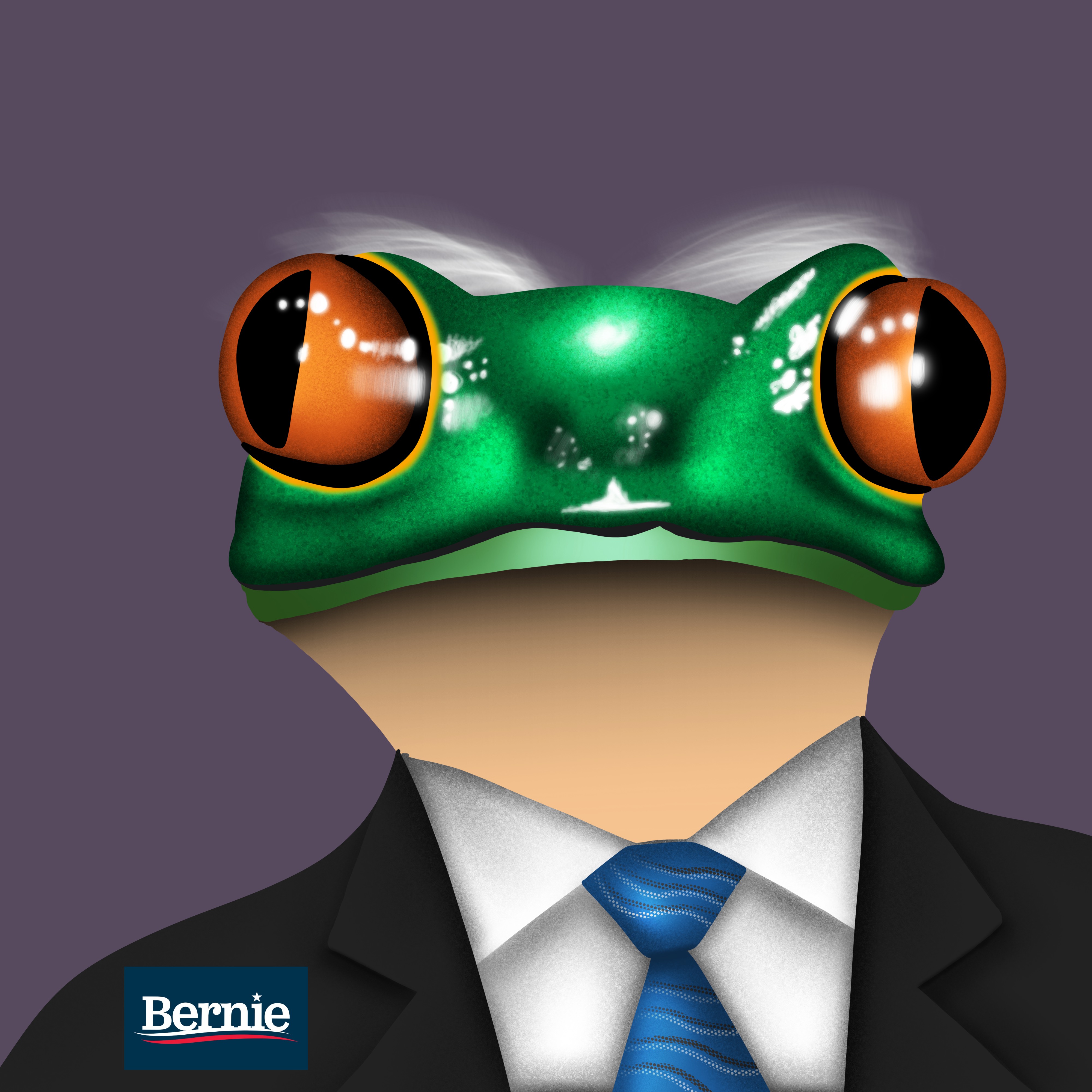 FroggyPersonality Bernie Sanders NFT on Algorand