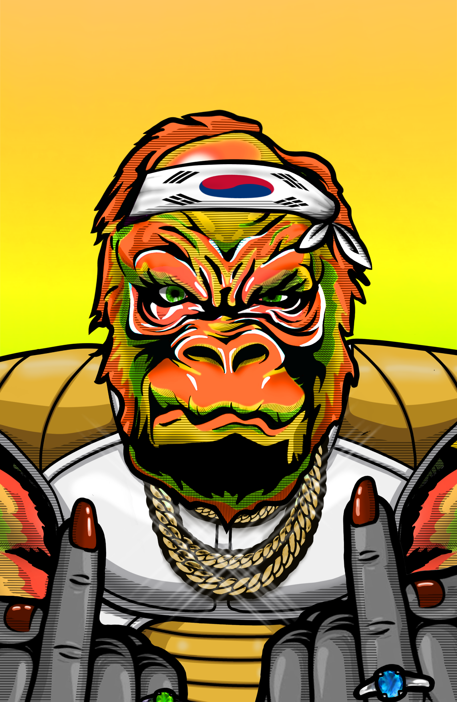 Gangster Gorilla 411 NFT on Algorand