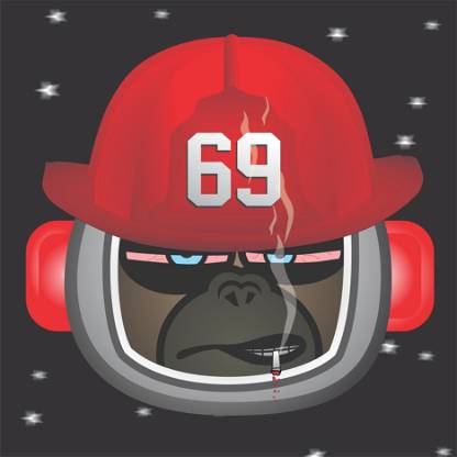 Space Monkey Fire 69