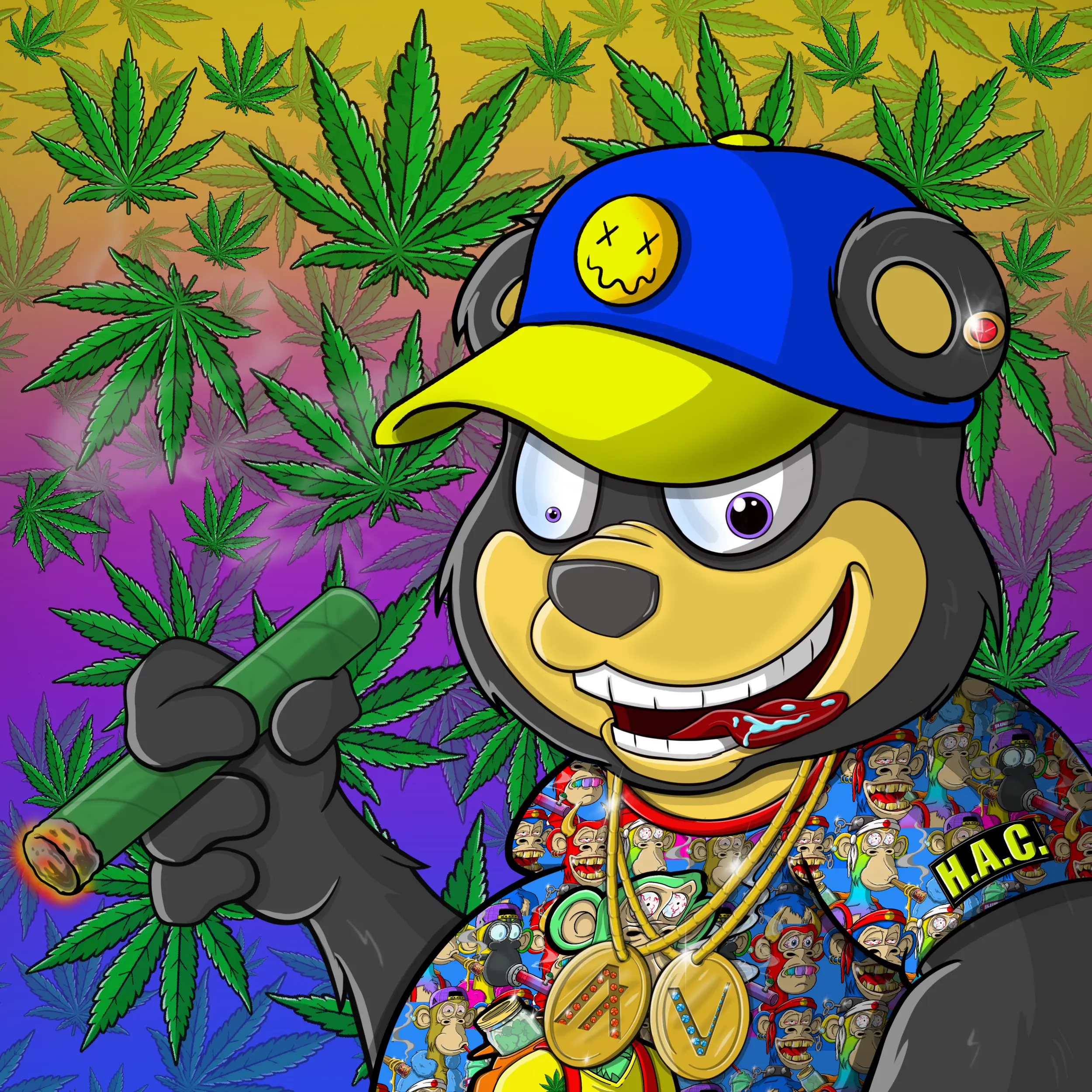 Burnin Bears #297 NFT on Algorand