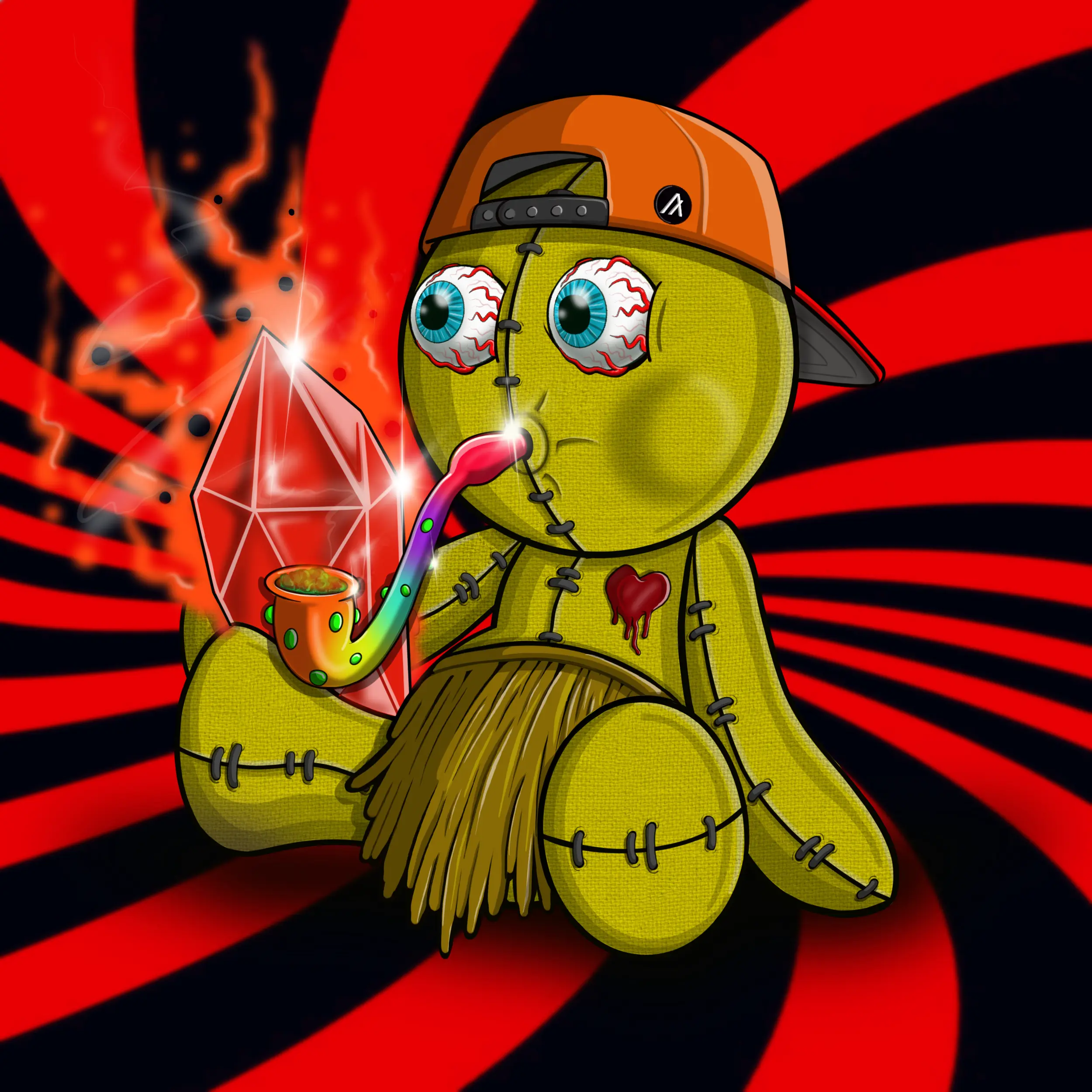 Trippy Stitch #695 NFT on Algorand