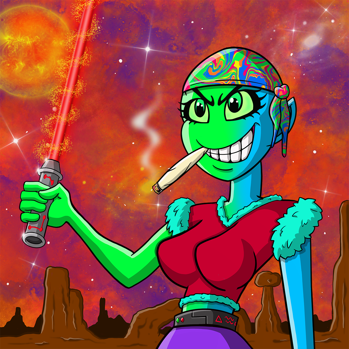 Incognito Alien Club GEN2 #293 NFT on Algorand