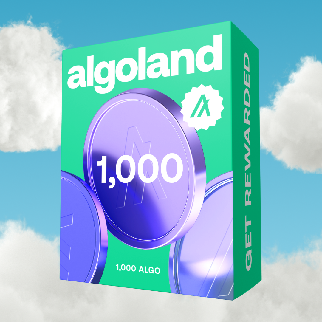 1,000 ALGO NFT on Algorand