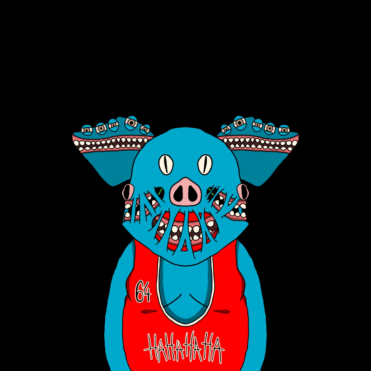 ADDICT PIG #010 NFT on Algorand