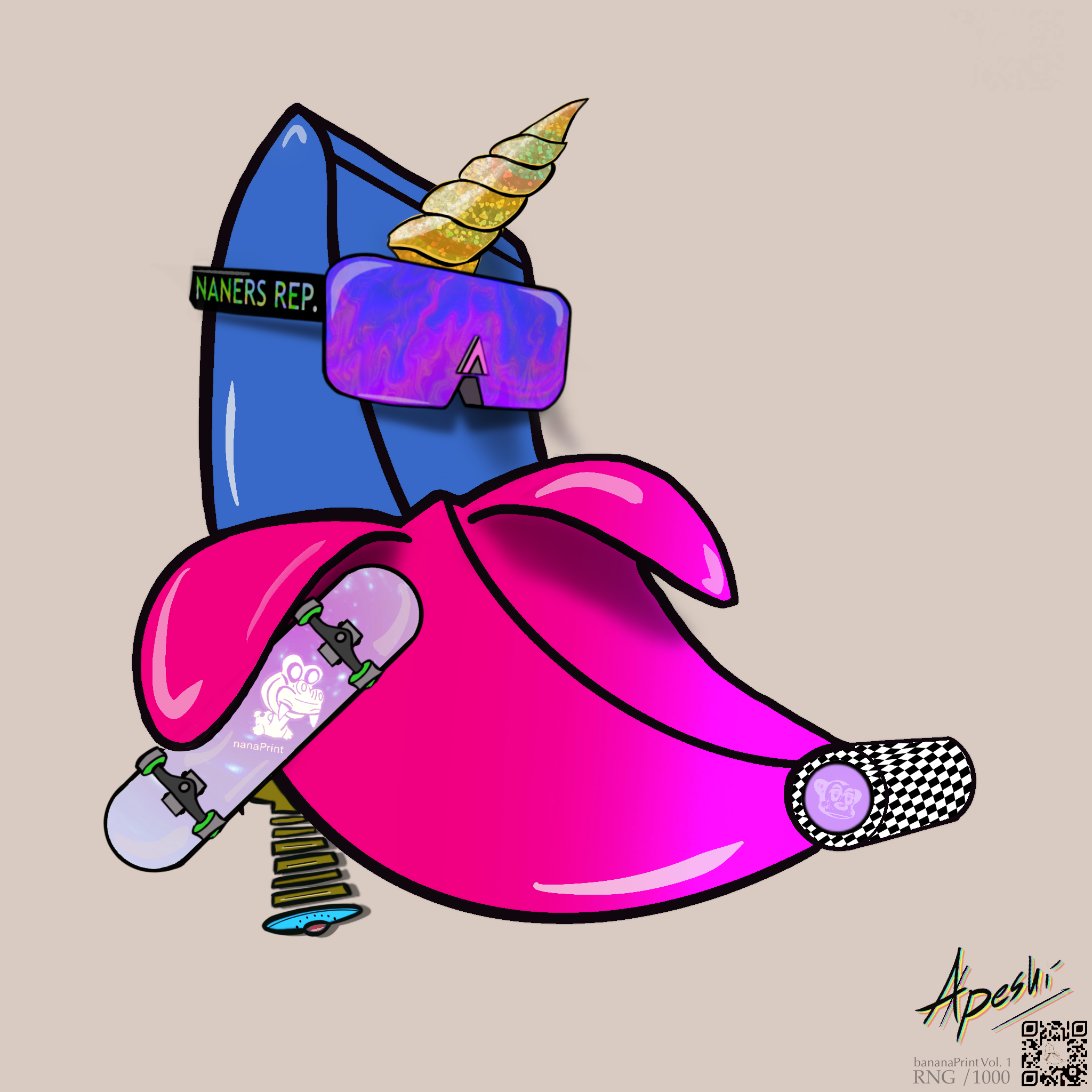 bananaPrint_Collection #630 NFT on Algorand