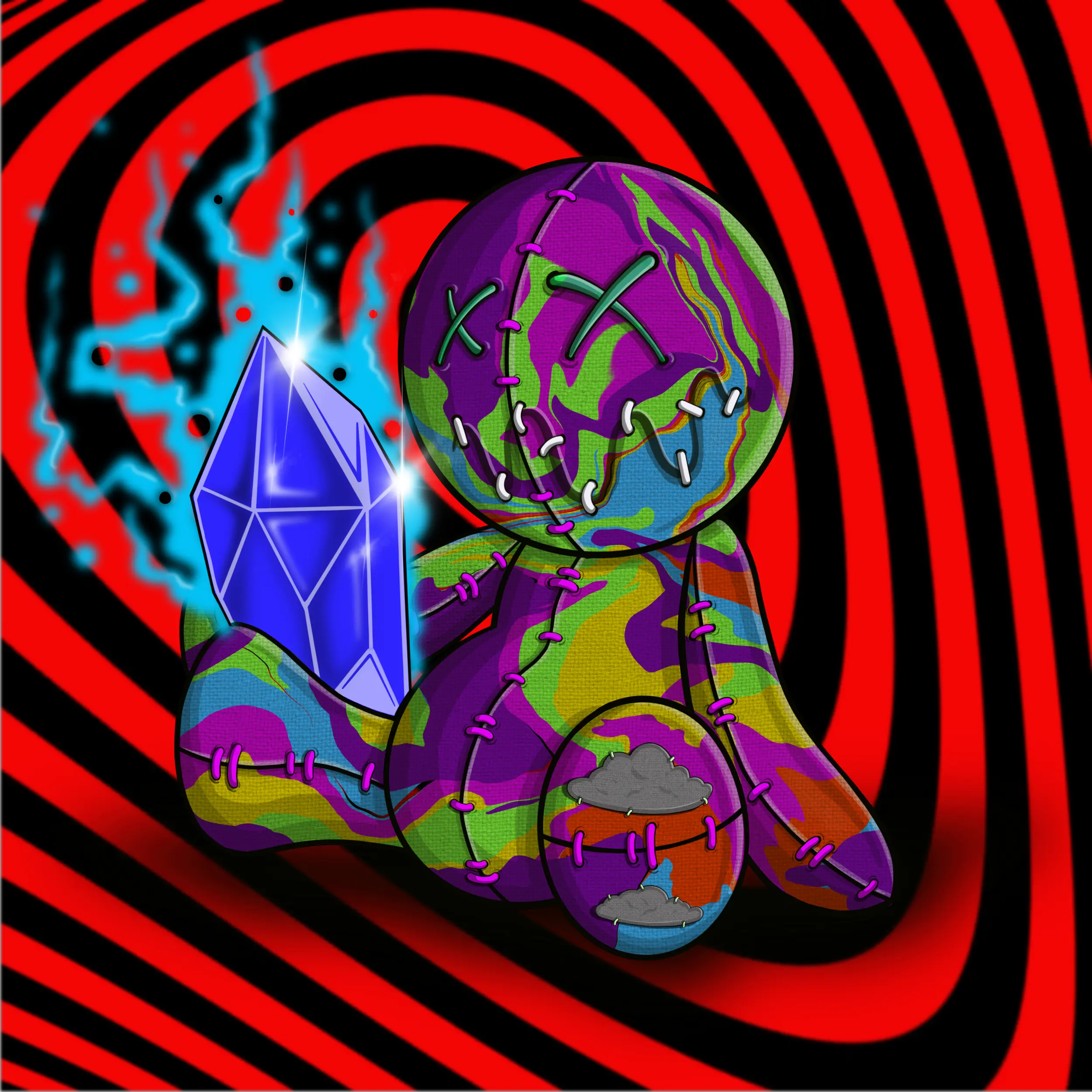 Trippy Stitch #169 NFT on Algorand